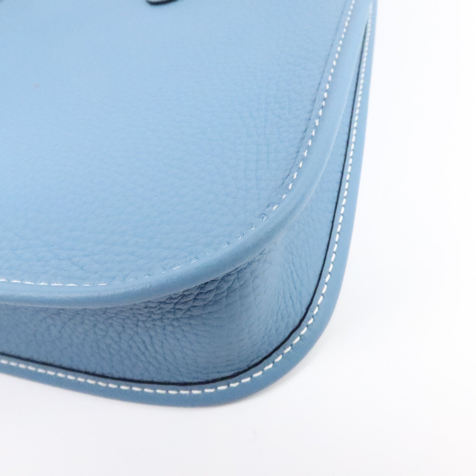 HERMES Clemence皮革Evelyne TPM肩背袋New Blue Jean