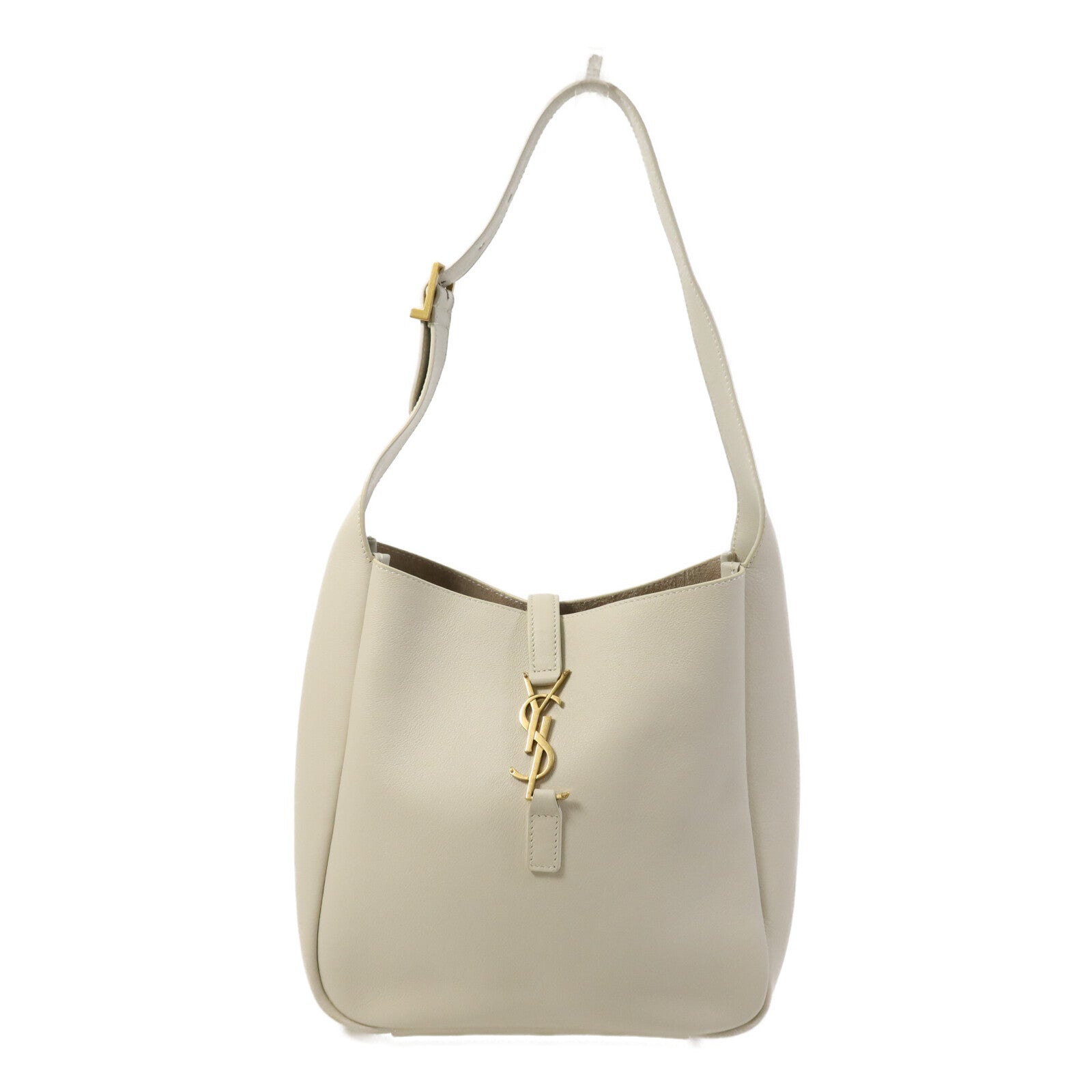 SAINT LAURENT 牛皮皮革Hobo Small金扣手挽袋
