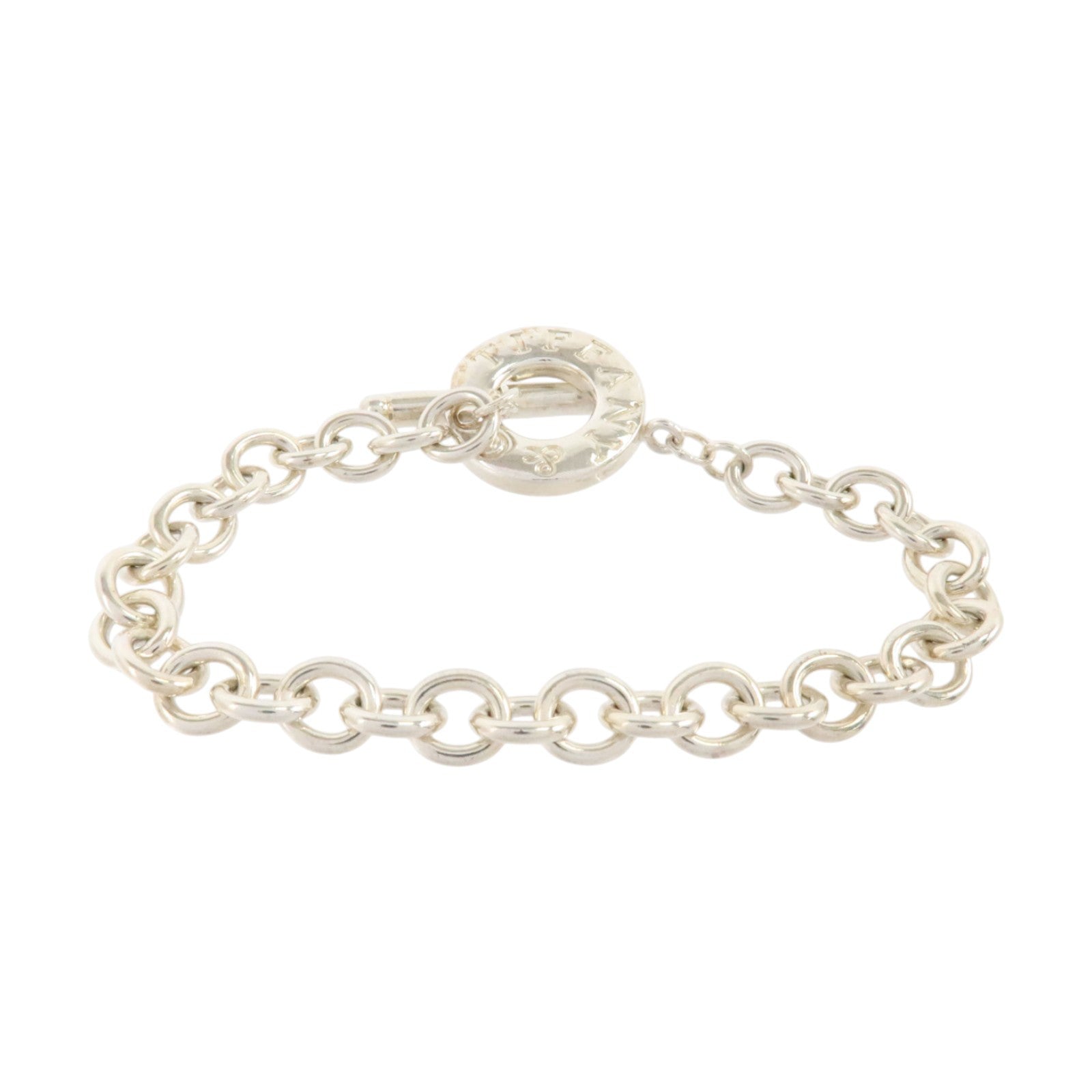TIFFANY＆CO 925純銀Toggle Chain Bracelet手鏈