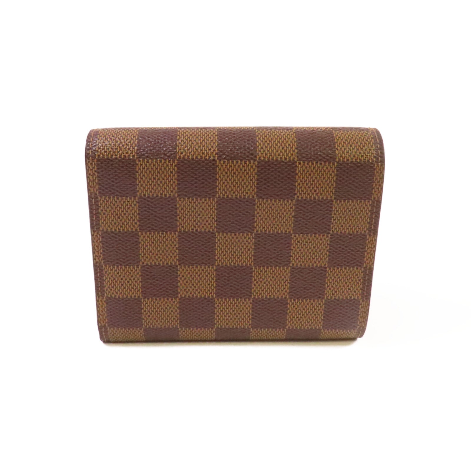 LOUIS VUITTON Damier Ebene Joey Short Wallet金扣短錢包啡色