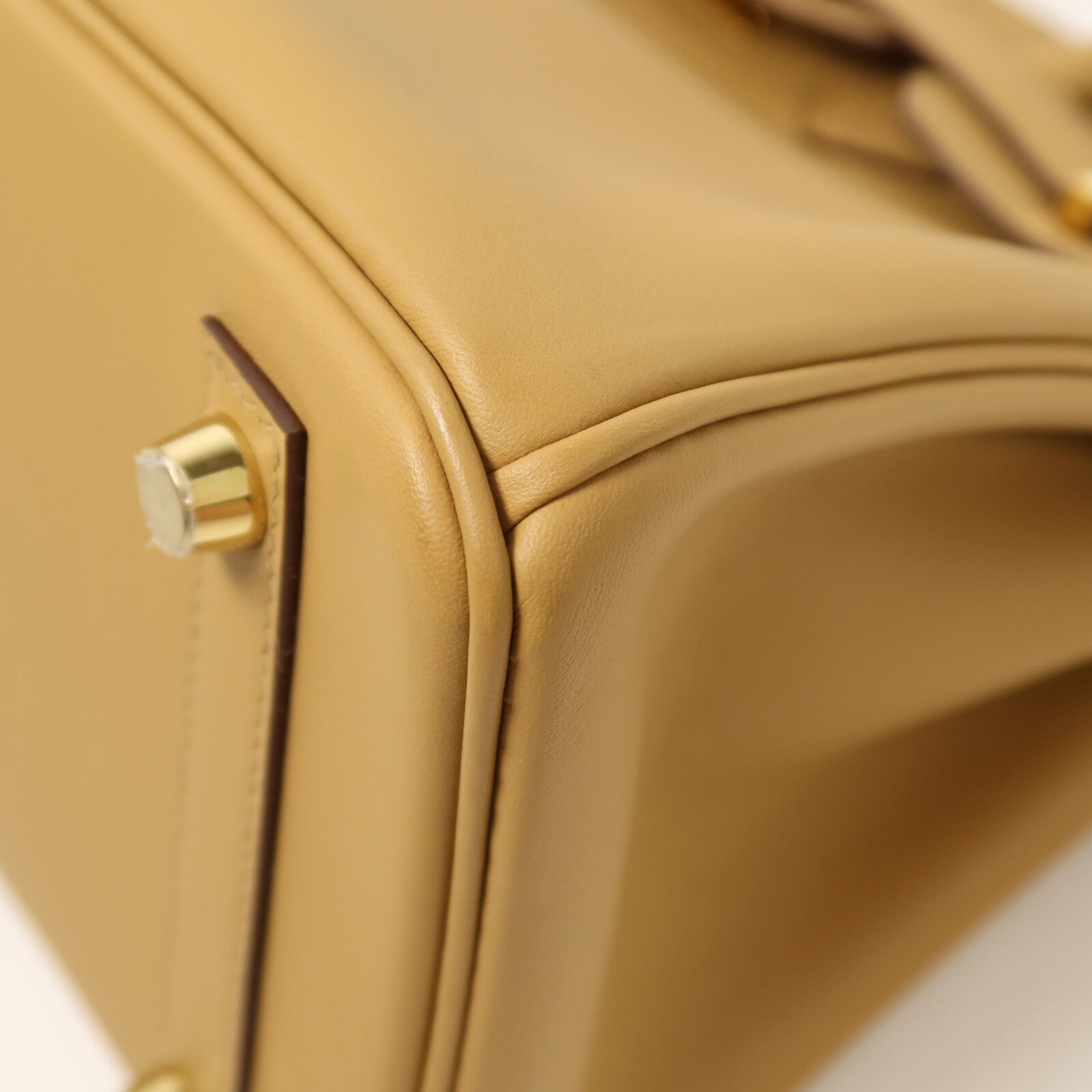 HERMES Swift皮革Birkin 25手挽袋Biscuit