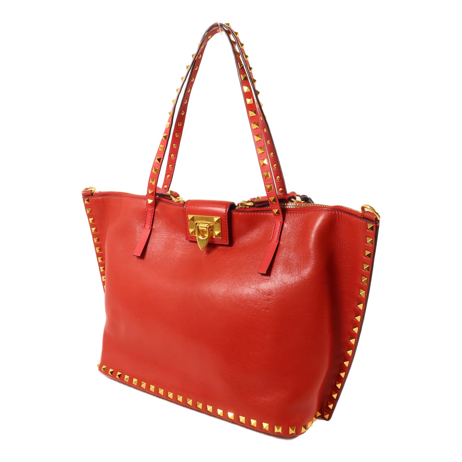 Valentino 牛皮皮革Rockstud Hyde Tote Bag手挽肩背兩用袋
