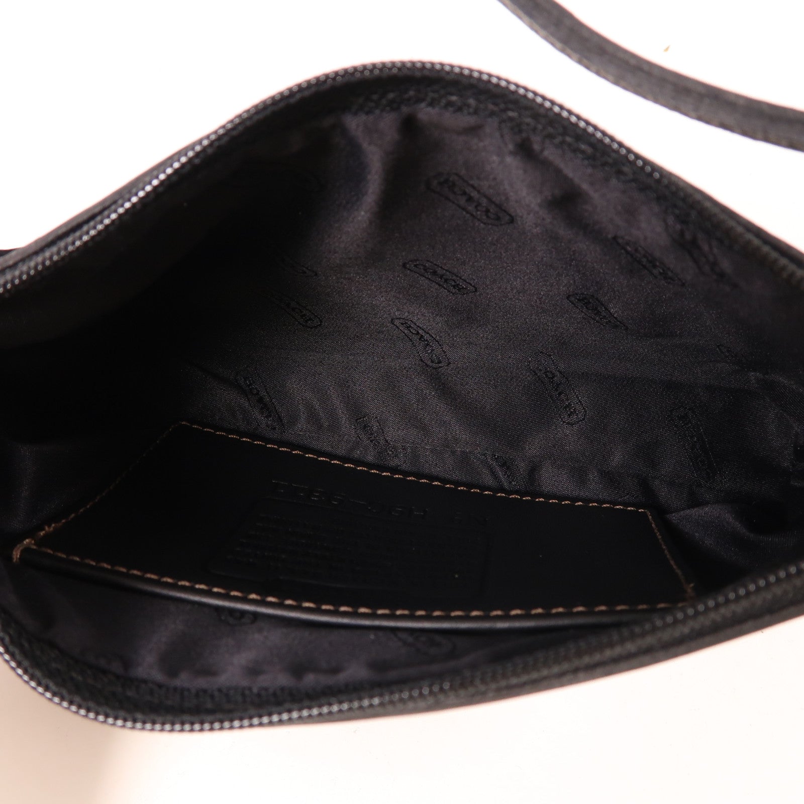 COACH 牛皮皮革Hand Bag金扣手挽袋