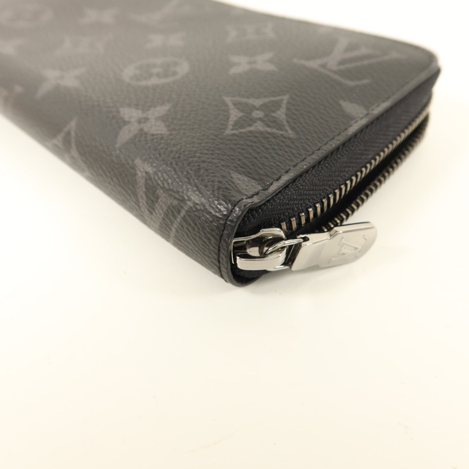 LOUIS VUITTON Monogram Eclipse Long Zipper Wallet銀扣長錢包