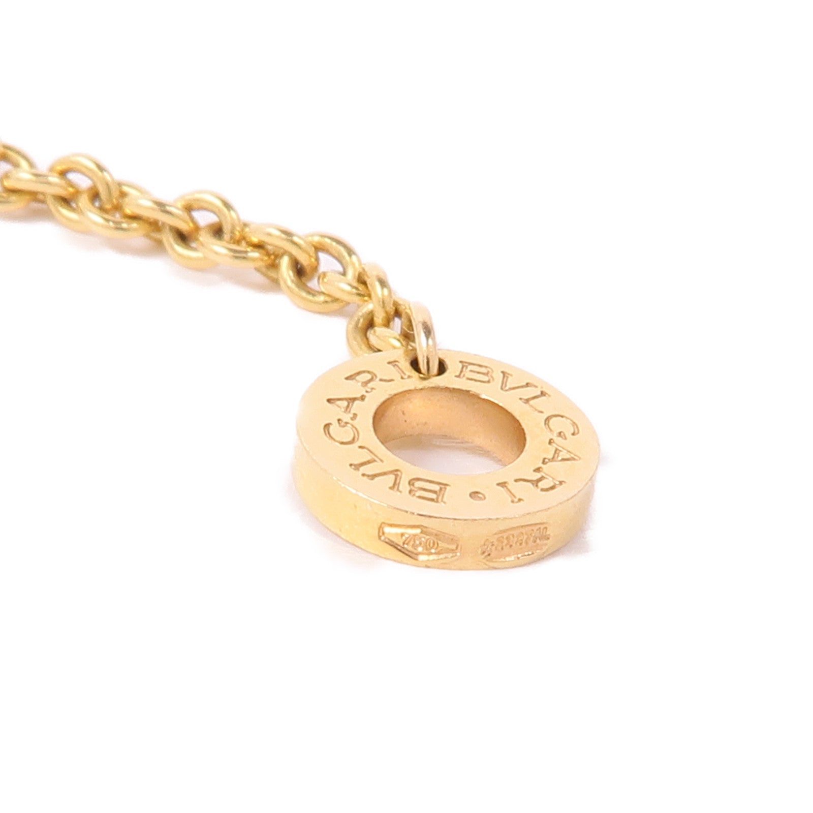 BVLGARI 18K玫瑰金B-Zero1 3 Band Necklace項鍊