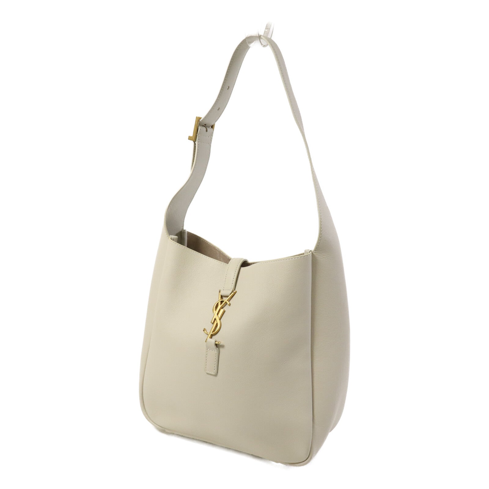 SAINT LAURENT 牛皮皮革Hobo Small金扣手挽袋