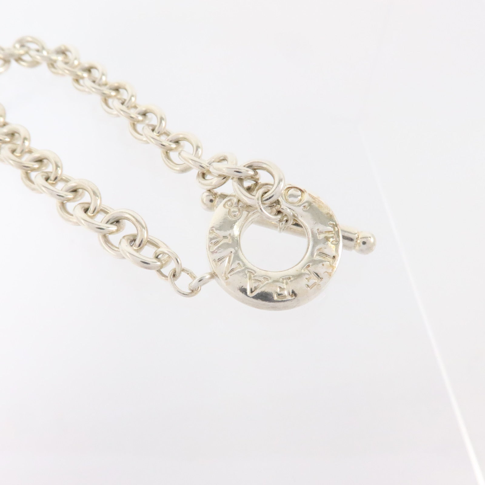 TIFFANY＆CO 925純銀Toggle Chain Bracelet手鏈