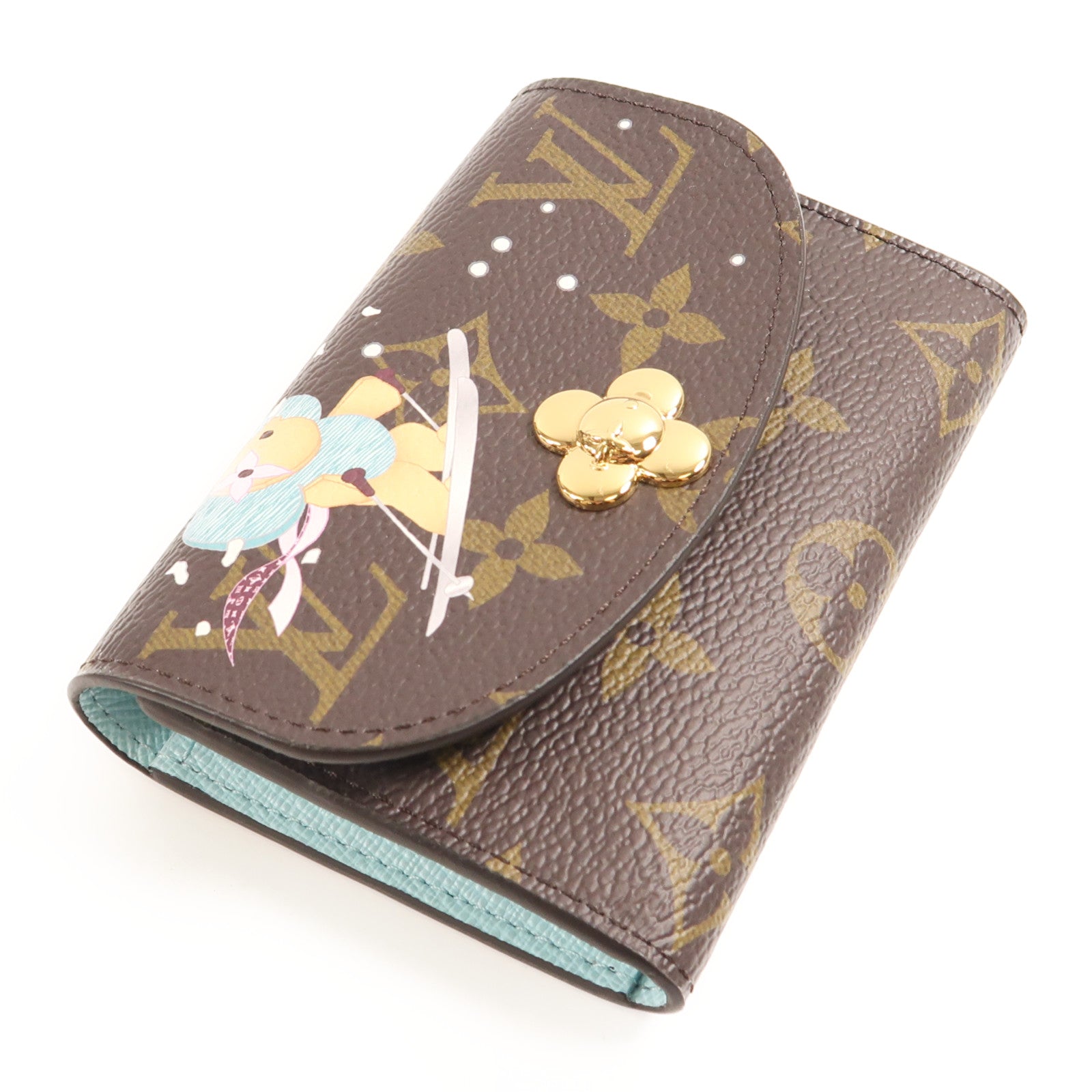 LOUIS VUITTON Monogram Rosalie Coin Purse金扣零錢包