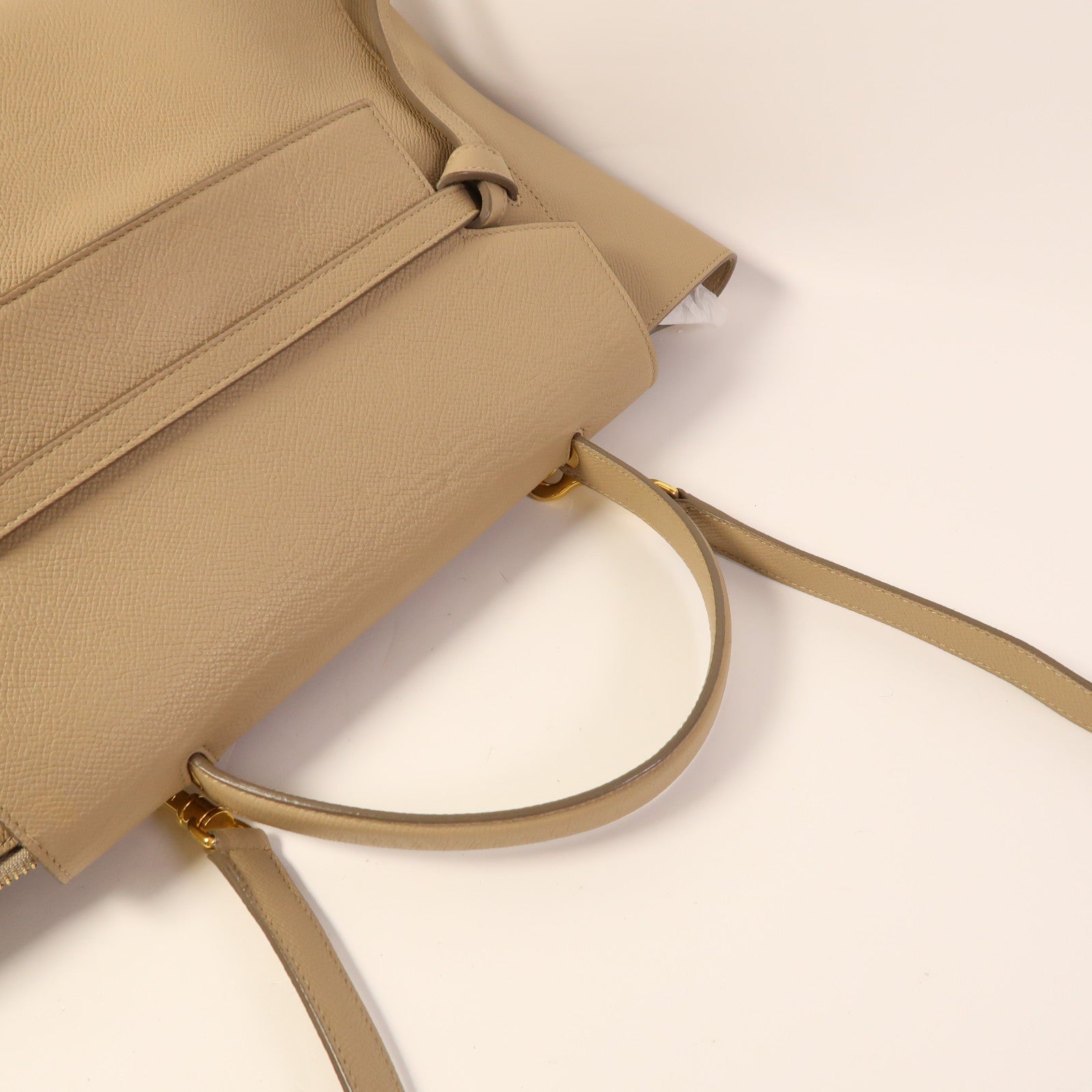 CELINE 牛皮皮革Micro Belt Bag金扣手挽肩背兩用袋