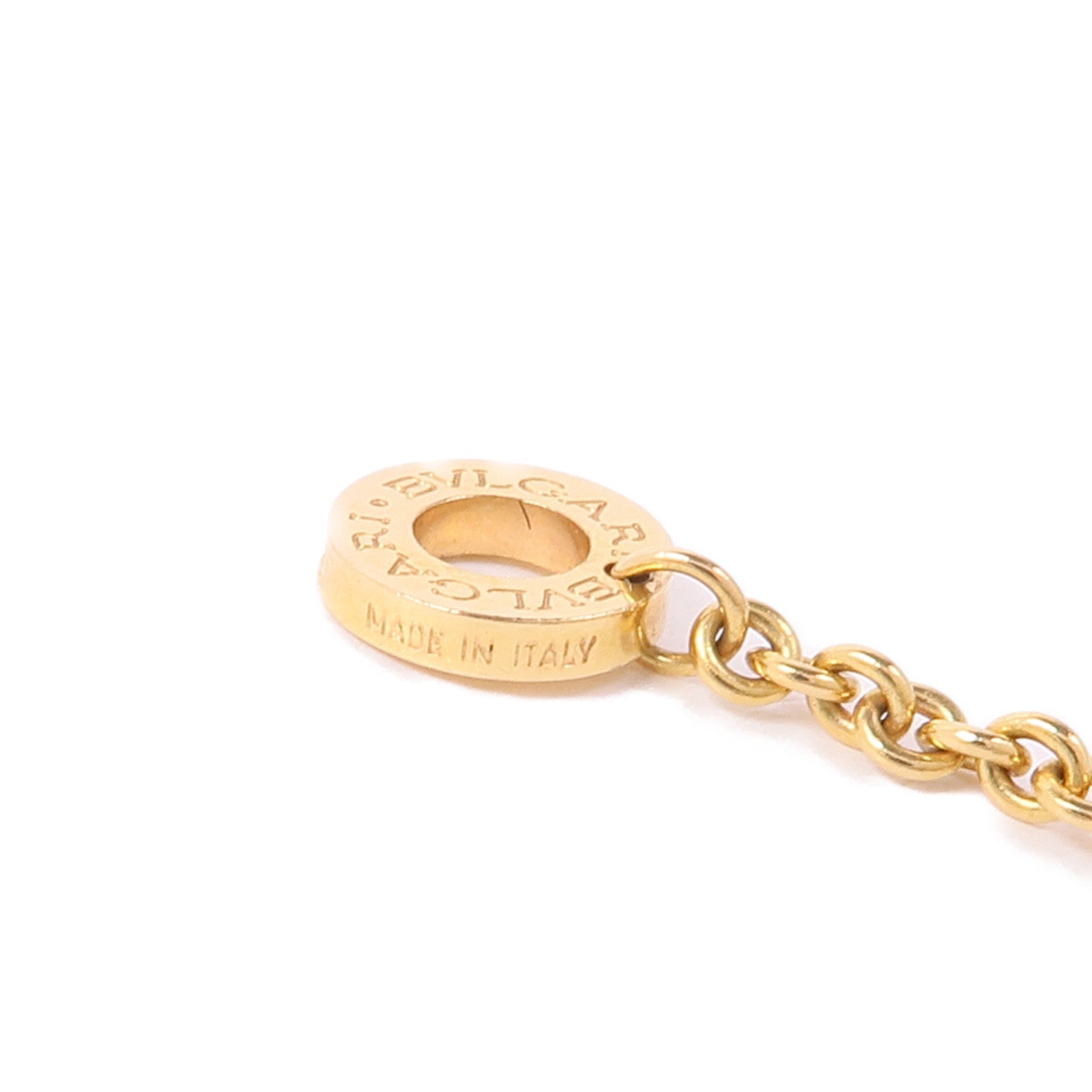 BVLGARI 18K玫瑰金B-Zero1 3 Band Necklace項鍊