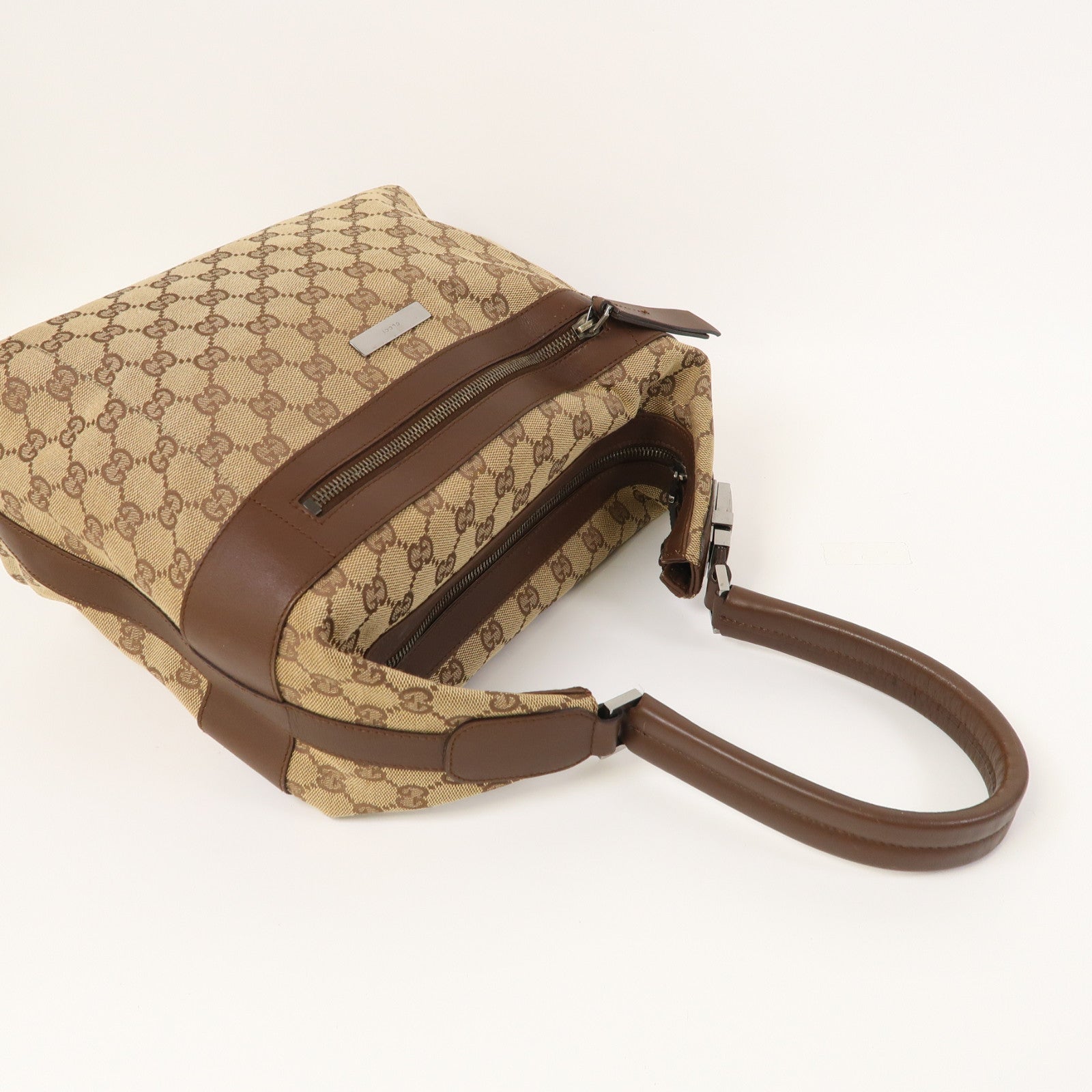 GUCCI 帆布Shoulder Bag肩背袋啡色