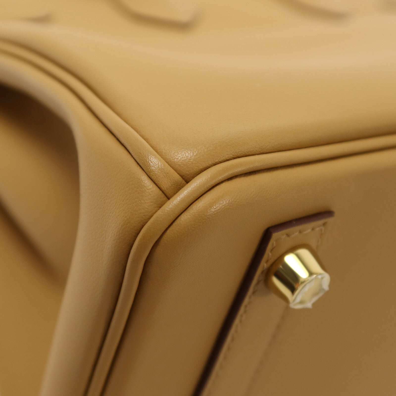 HERMES Swift皮革Birkin 25手挽袋Biscuit