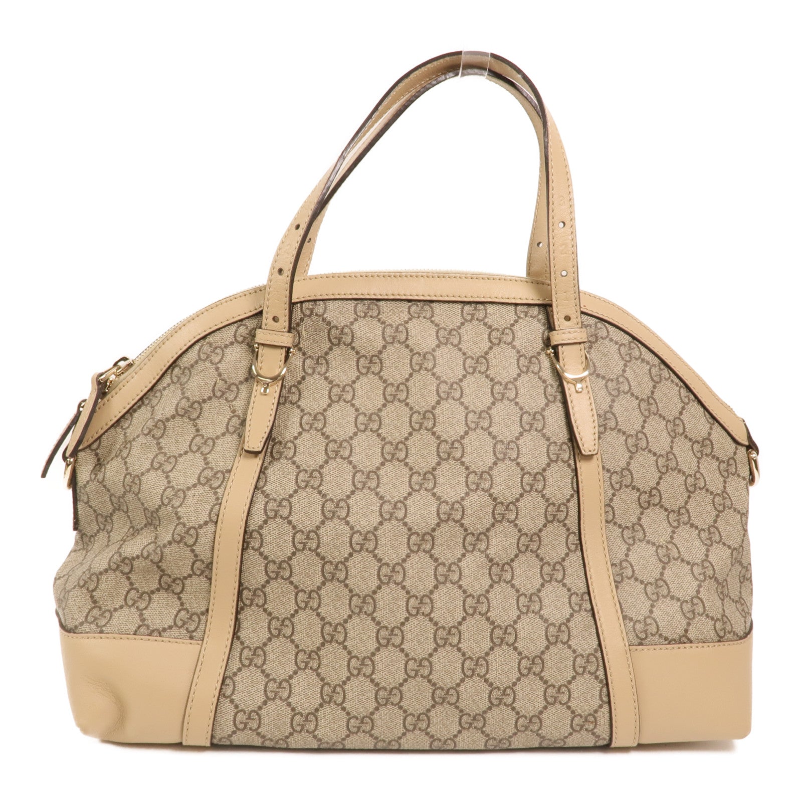 GUCCI 塗層帆布Nice Dome金扣手挽肩背兩用袋