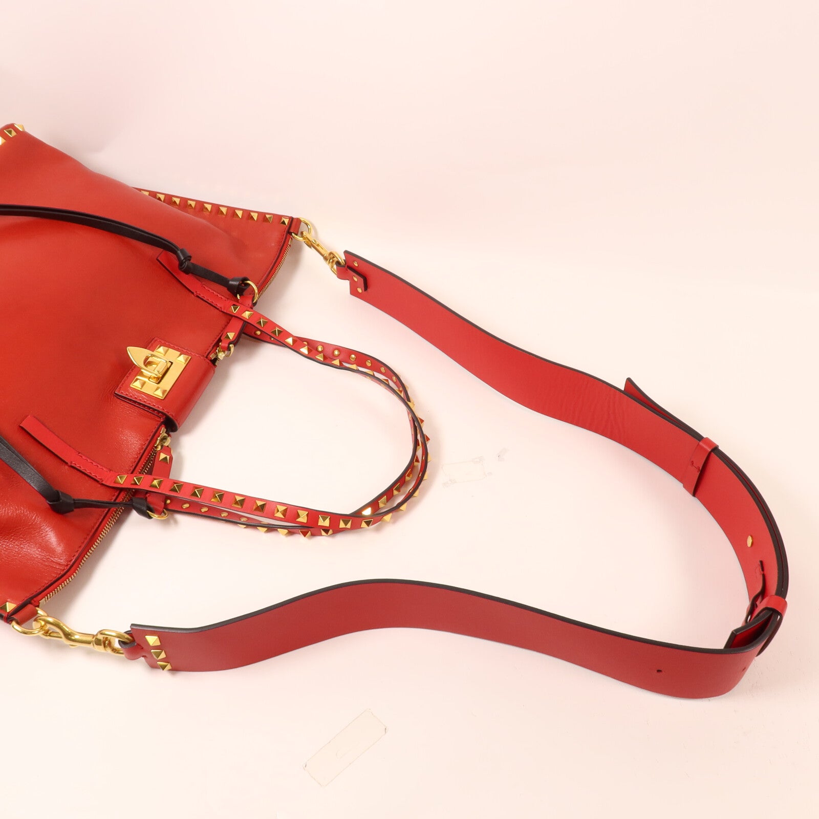 Valentino 牛皮皮革Rockstud Hyde Tote Bag手挽肩背兩用袋