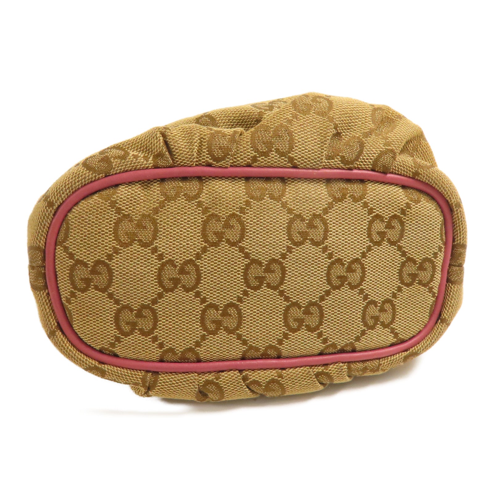 GUCCI 帆布Pouch金扣手拿包