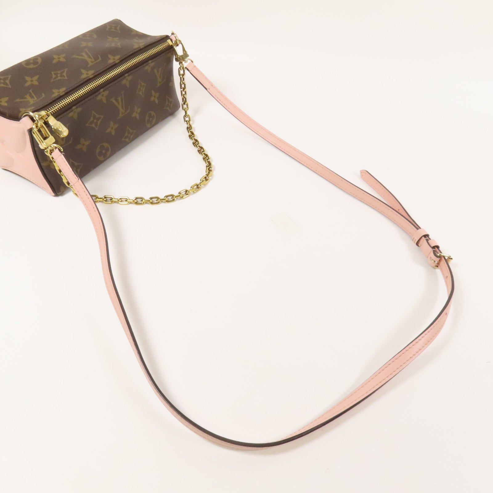 LOUIS VUITTON Monogram Bloom金扣手挽肩背兩用袋