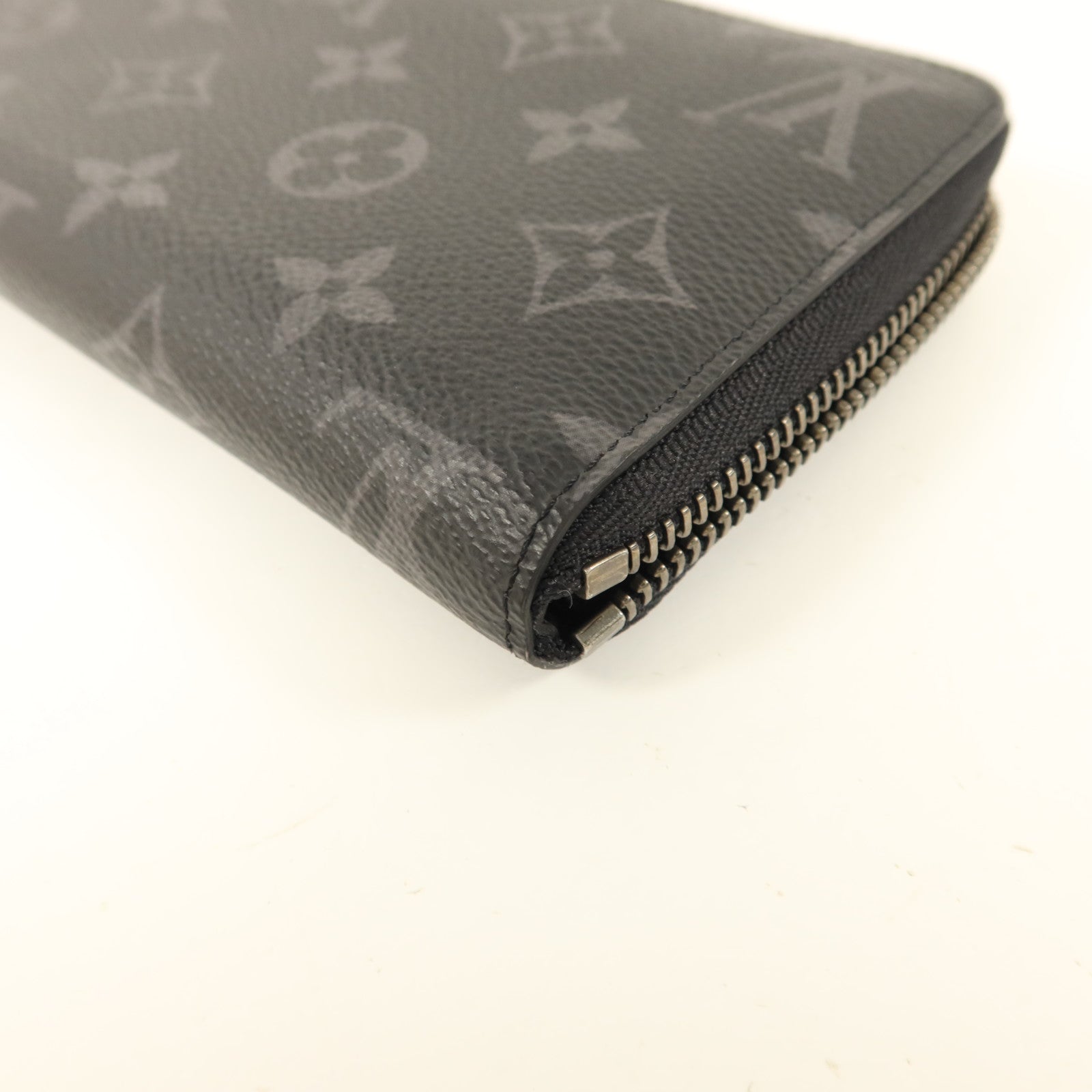 LOUIS VUITTON Monogram Eclipse Long Zipper Wallet銀扣長錢包