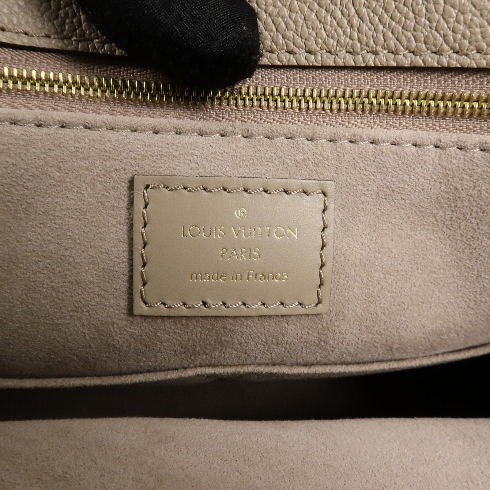 LOUIS VUITTON Monogram Empreinte On The Go MM金扣手挽肩背兩用袋