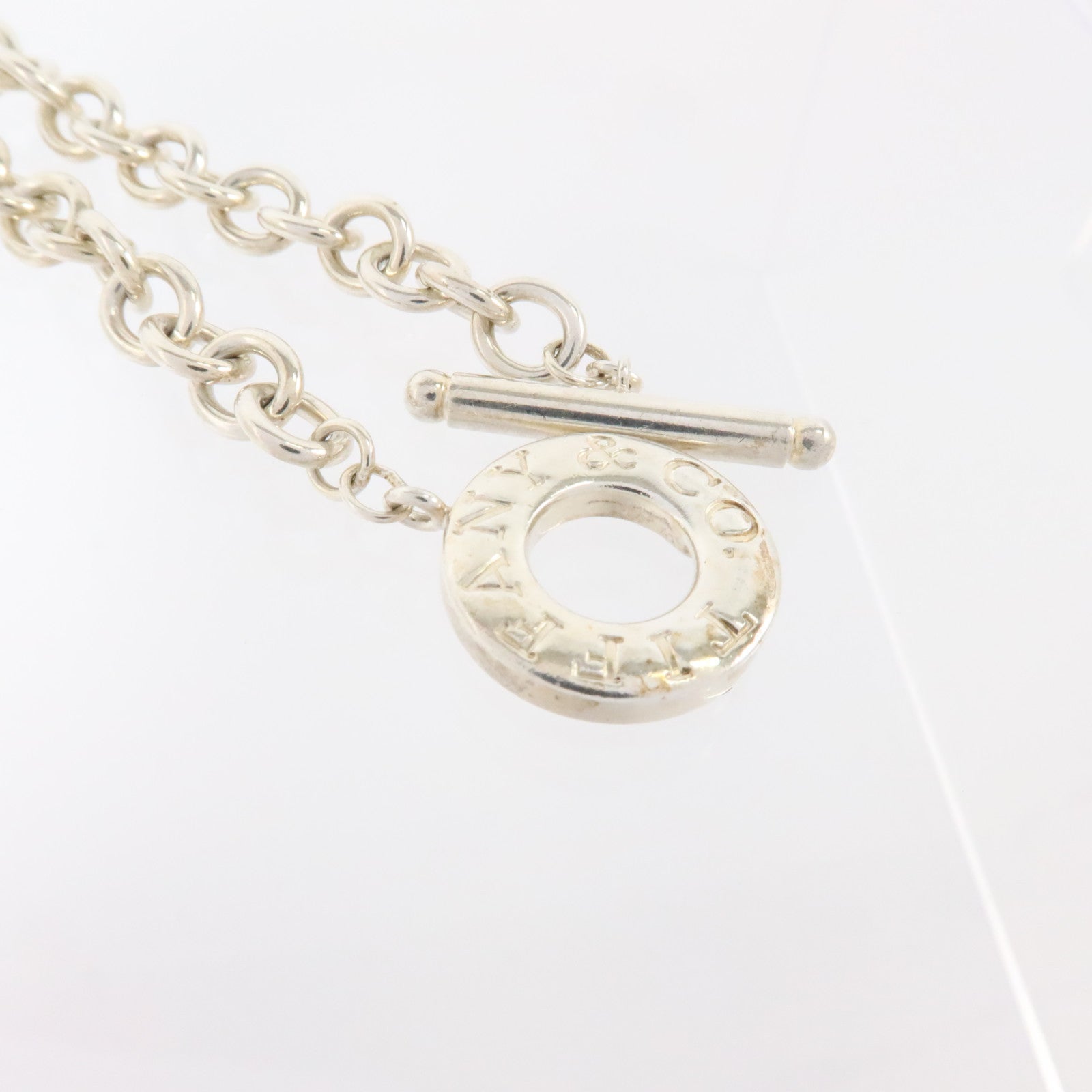 TIFFANY＆CO 925純銀Toggle Chain Bracelet手鏈