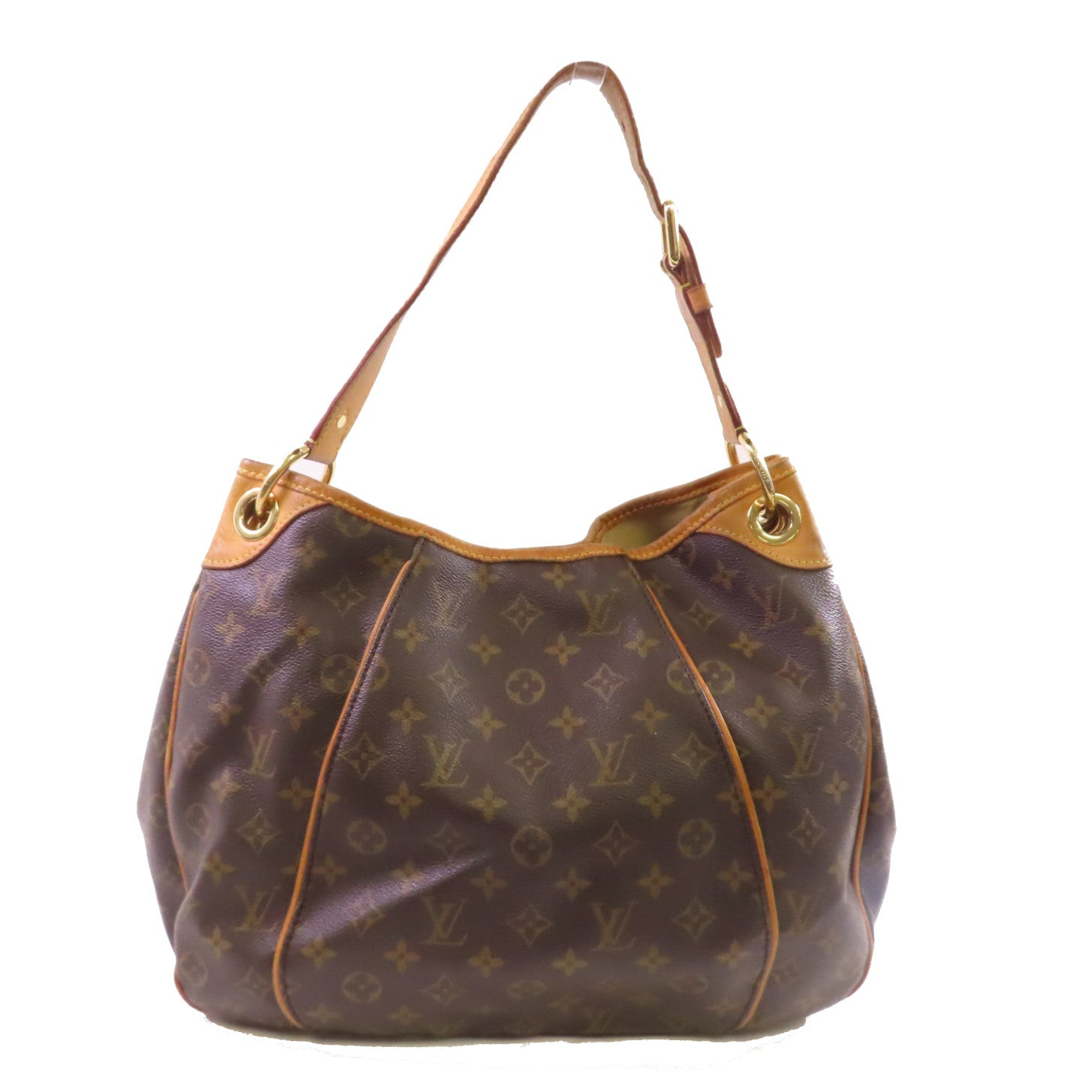 LOUIS VUITTON Monogram Galliera PM Shoulder Bag金扣肩背袋啡色