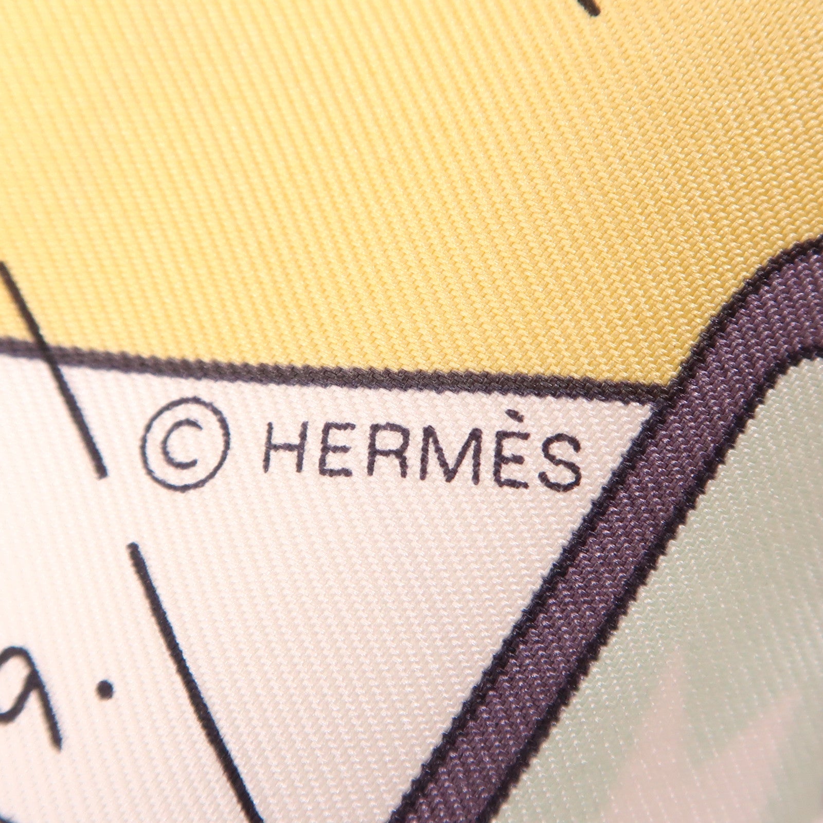 HERMES 絲質Scarf 90絲巾橙色/彩色