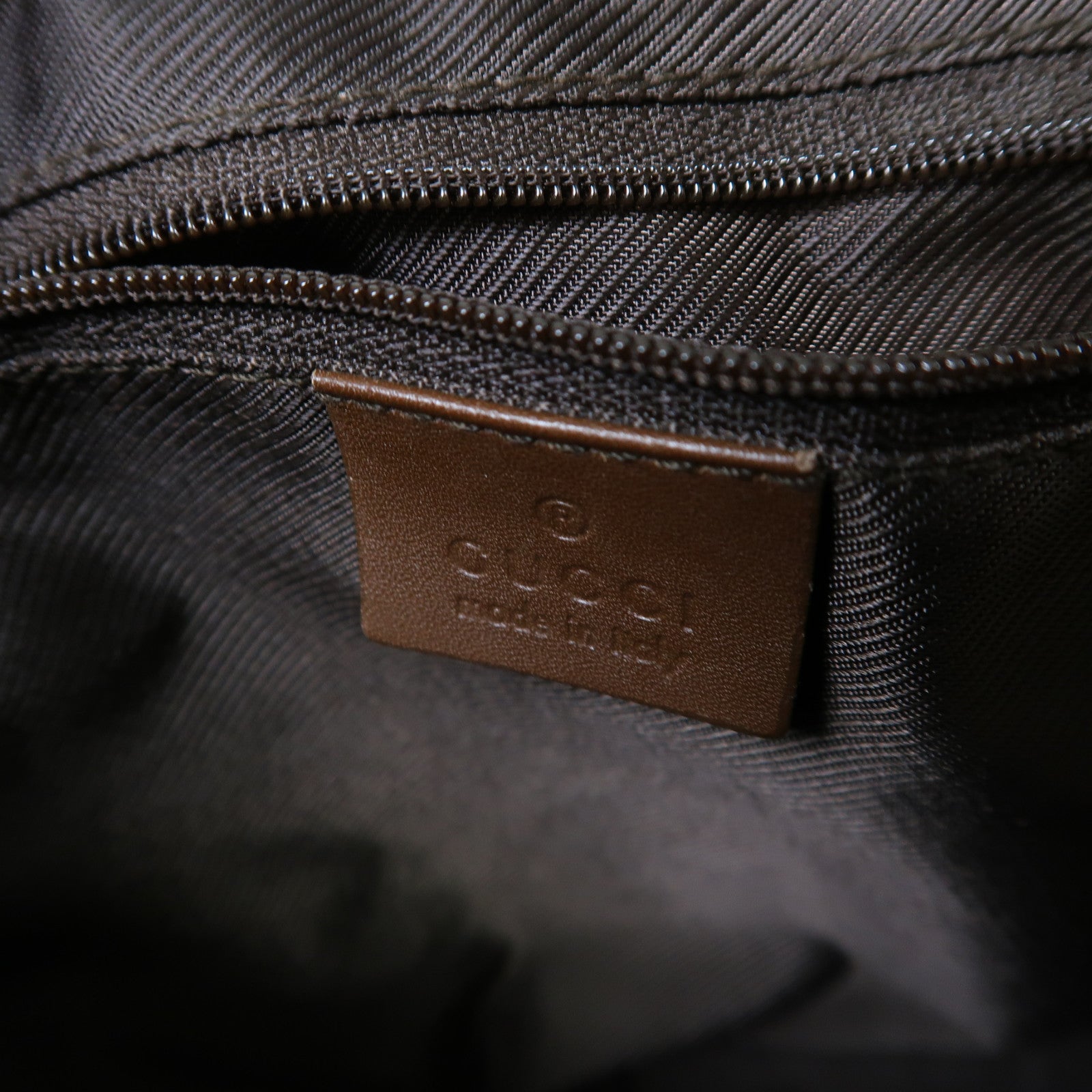 GUCCI 帆布Shoulder Bag肩背袋啡色