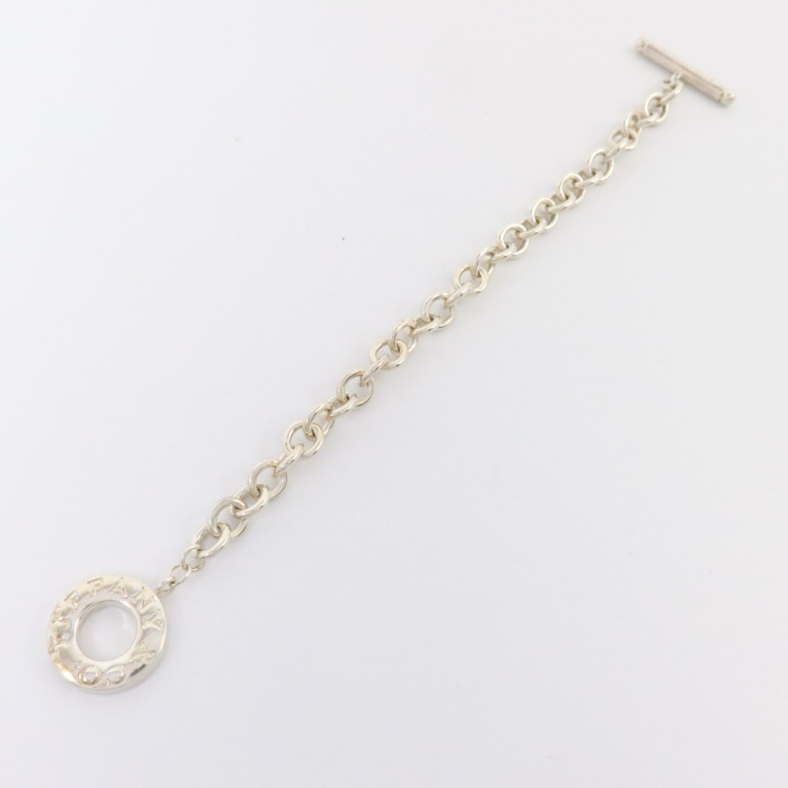 TIFFANY＆CO 925純銀Toggle Chain Bracelet手鏈