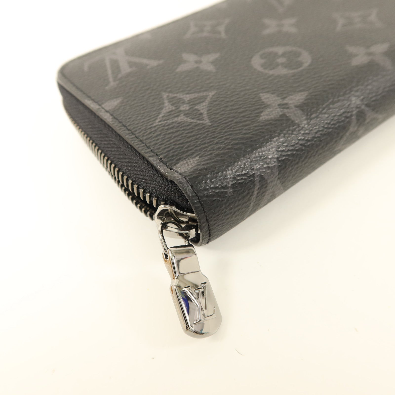 LOUIS VUITTON Monogram Eclipse Long Zipper Wallet銀扣長錢包