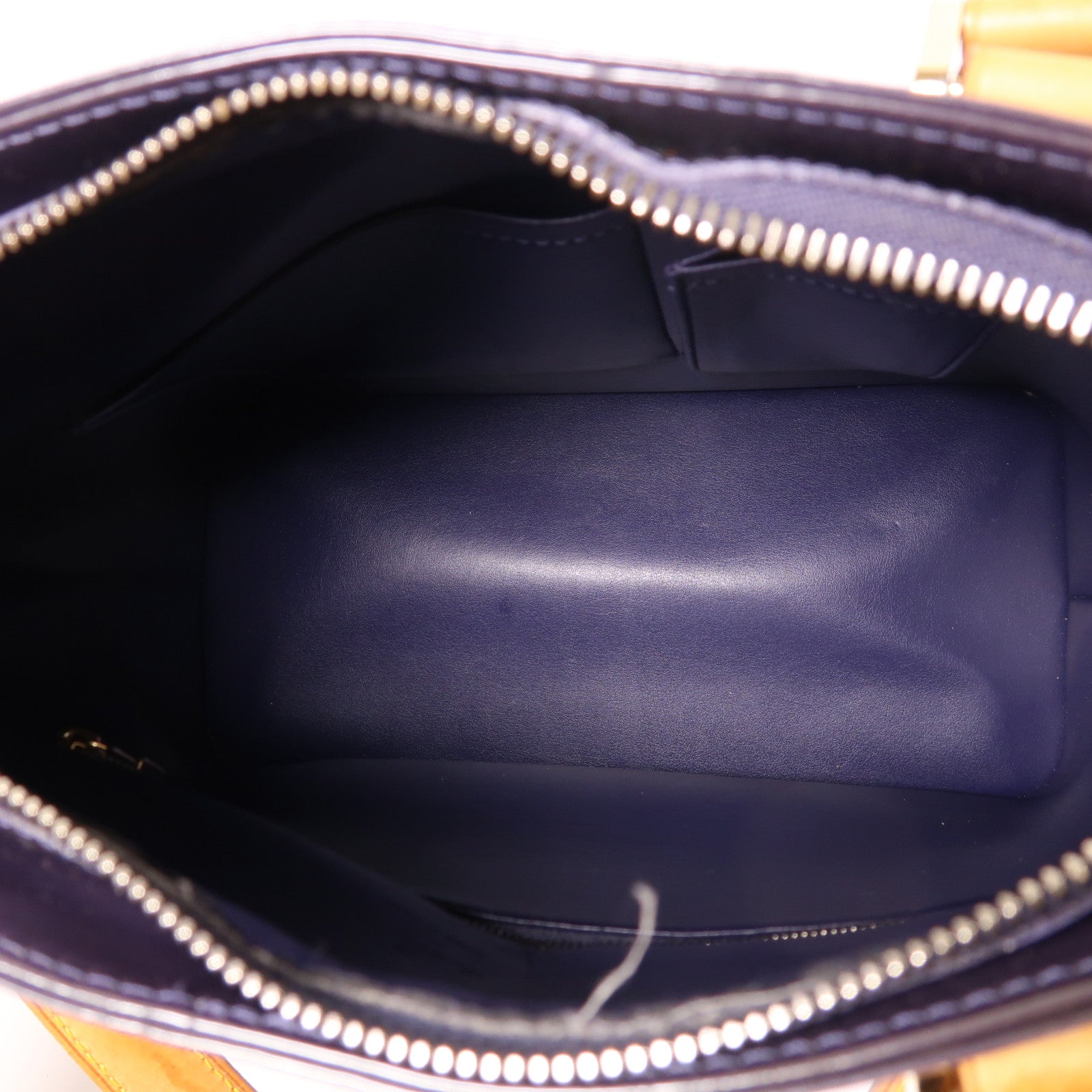 LOUIS VUITTON Monogram Vernis Houston金扣手挽袋紫色