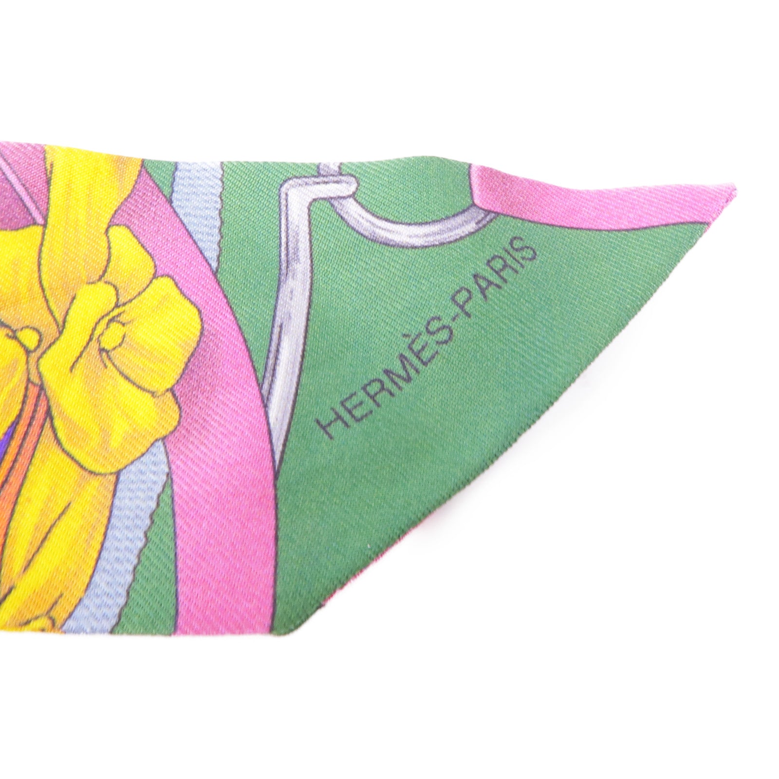 HERMES 絲質Twilly絲巾