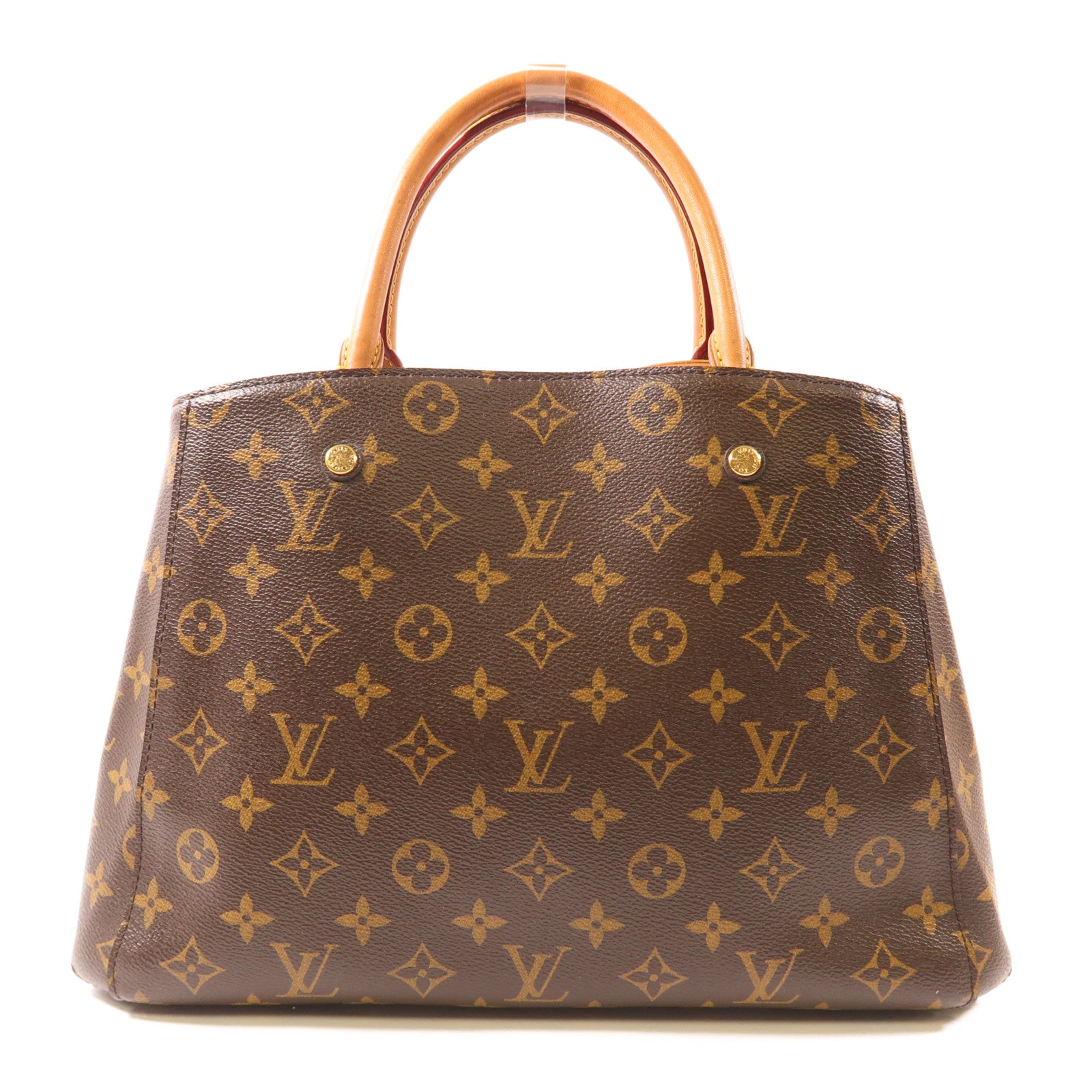 LOUIS VUITTON Monogram Montaigne MM金扣手挽肩背兩用袋