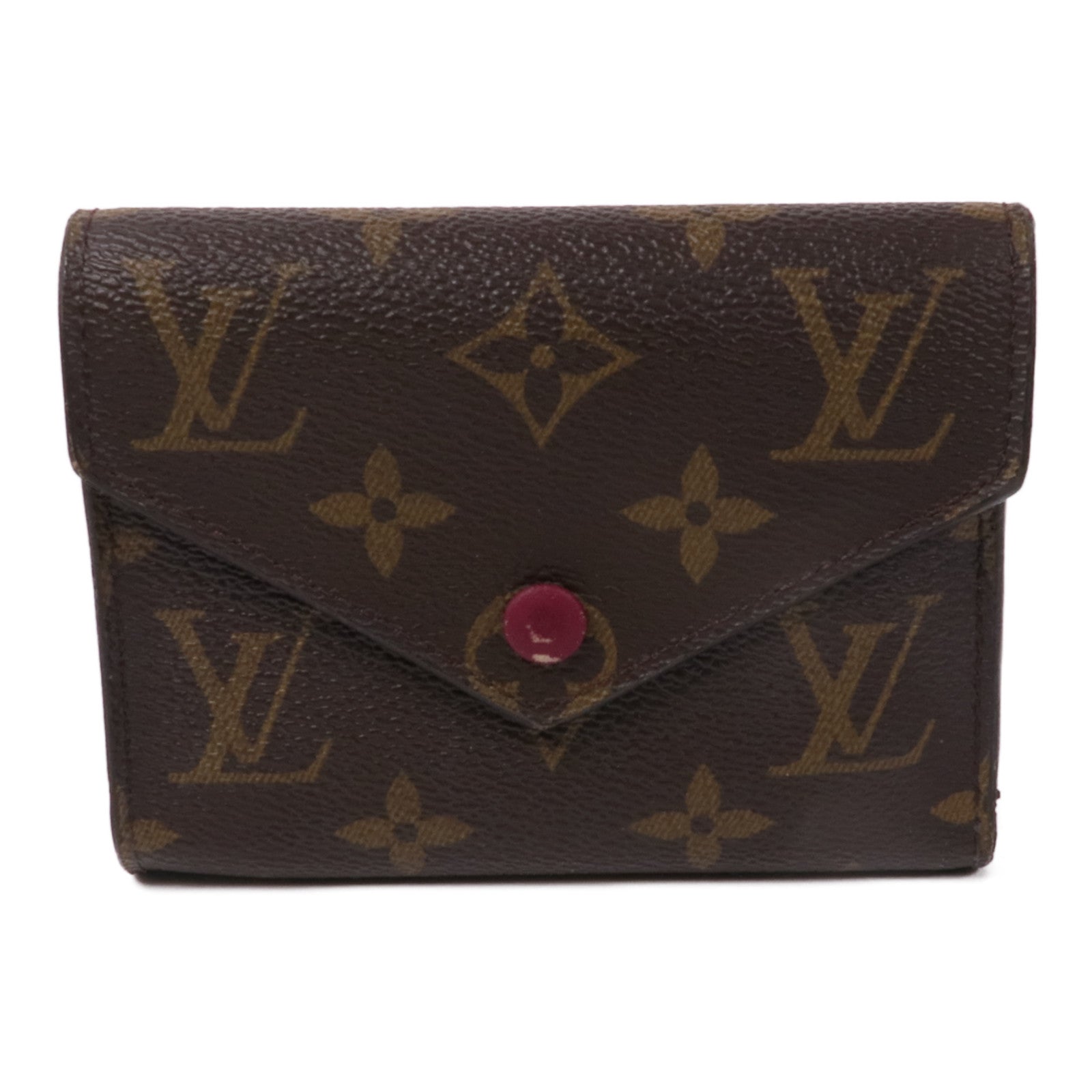 LOUIS VUITTON Monogram Victorine Wallet金扣錢包