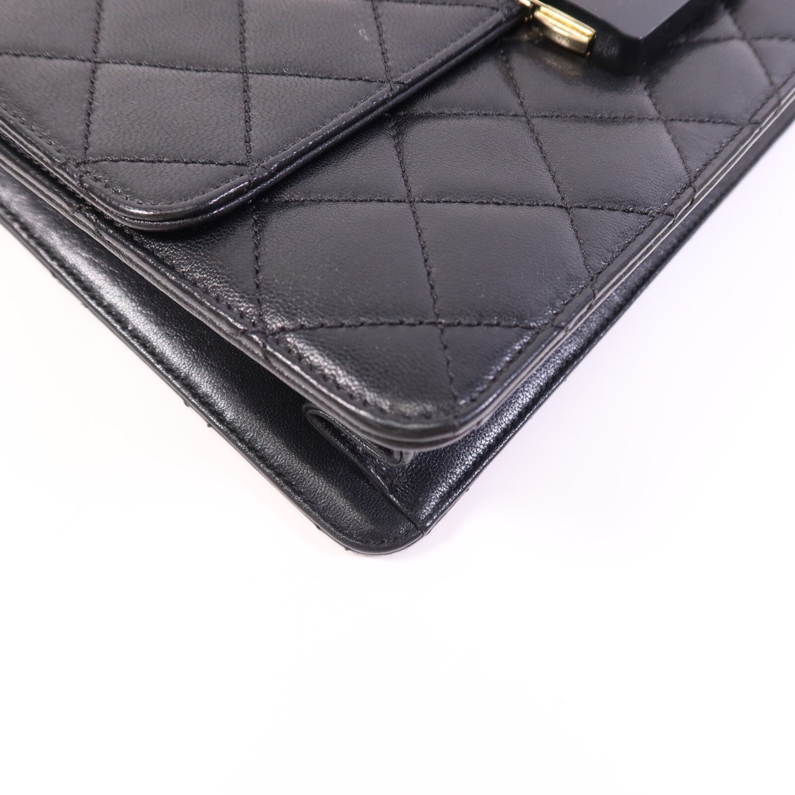 CHANEL 【激減優惠】牛皮皮革Chain Shoulder Bag金扣鏈帶肩背袋