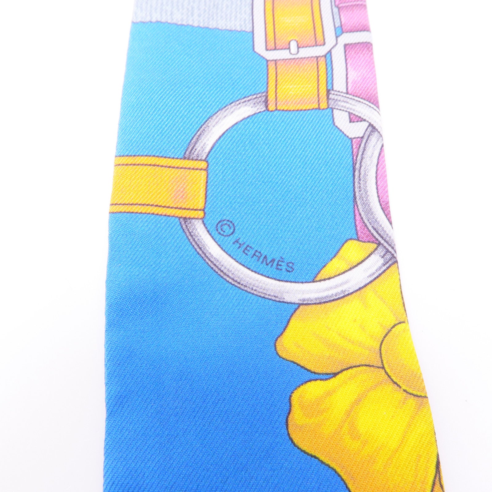 HERMES 絲質Twilly絲巾