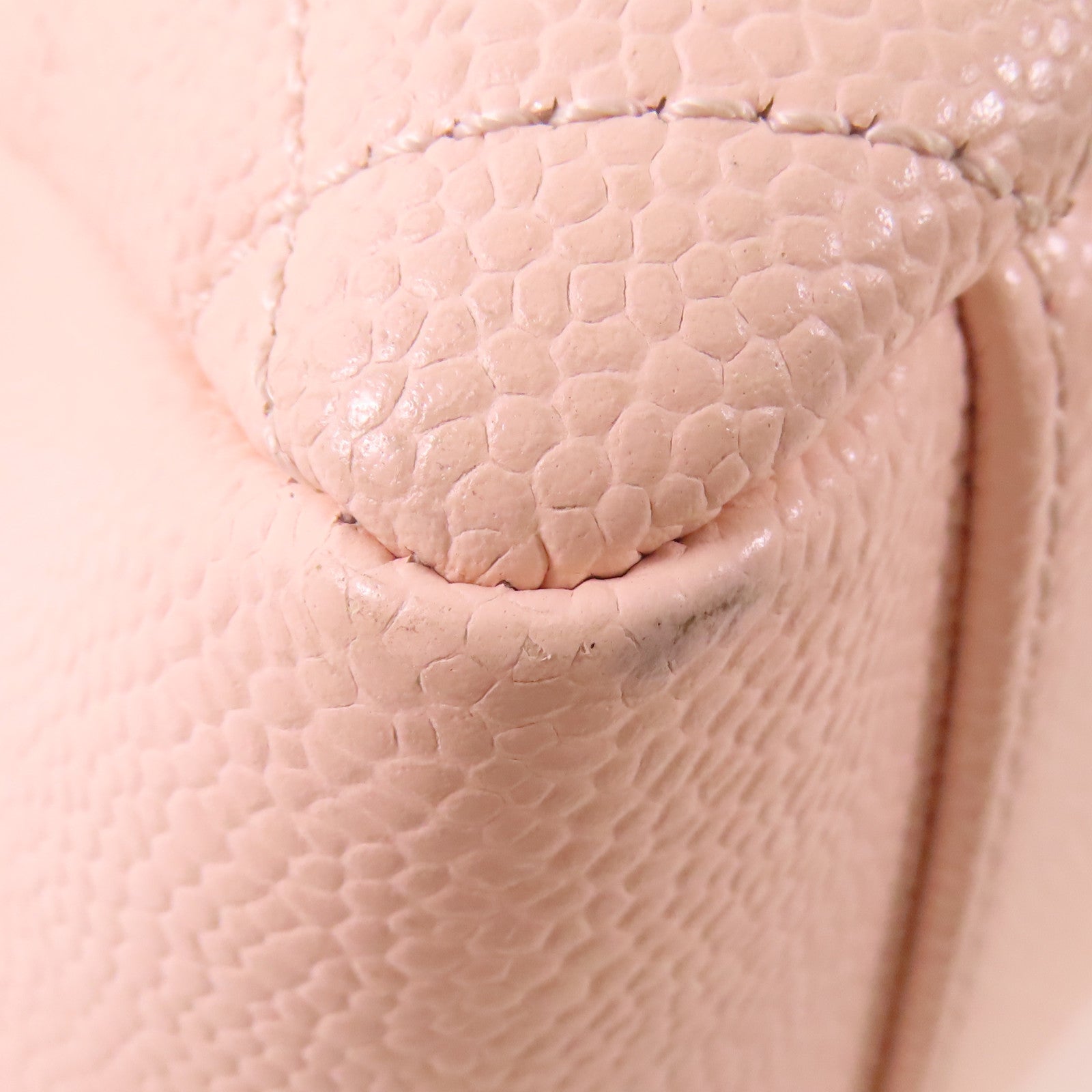 CHANEL 【激減優惠】牛皮皮革GST Grand Shopping Tote Bag銀扣肩背袋
