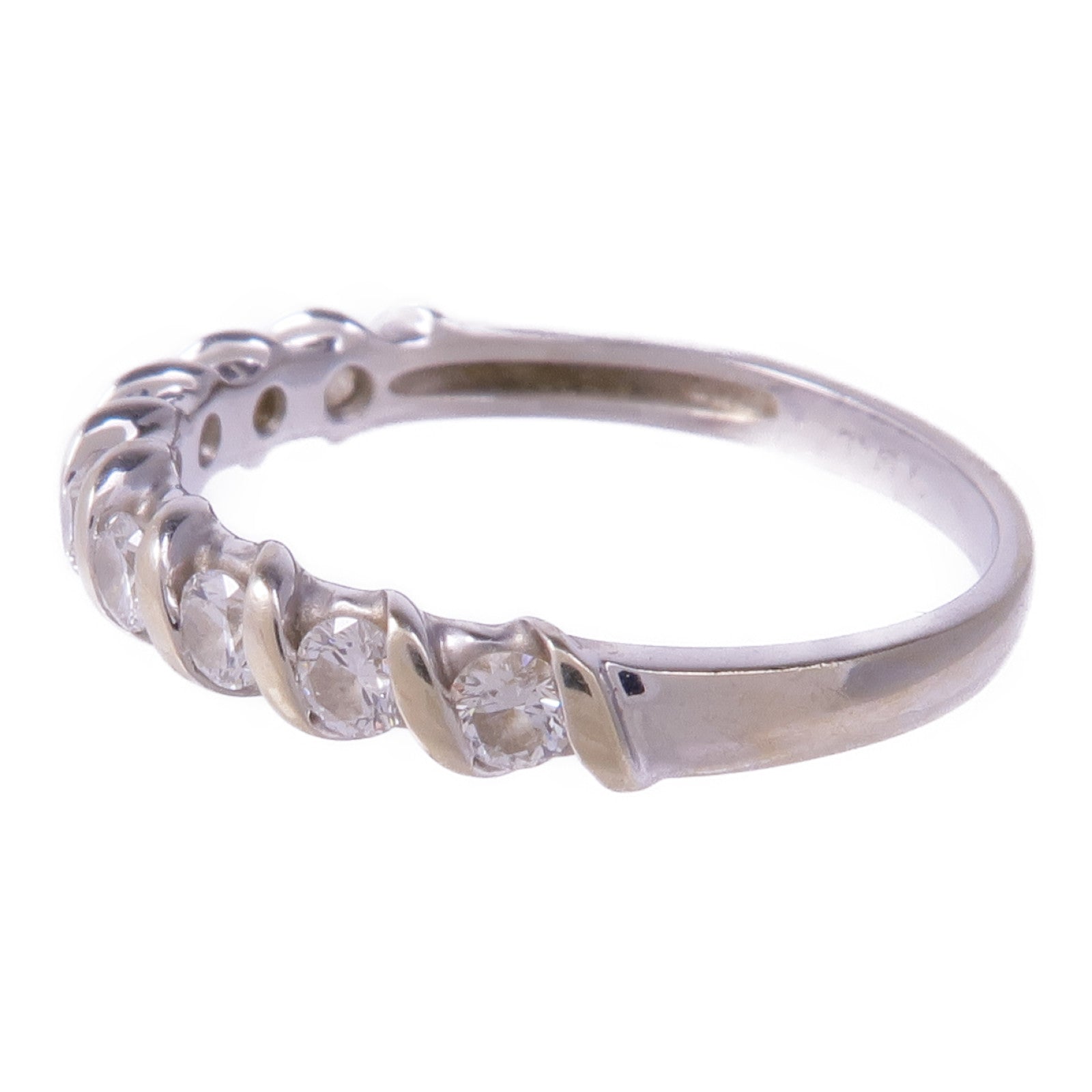 JEWELRY 【激減優惠】18K白金Diamond Ring鑽石戒指US#5.25