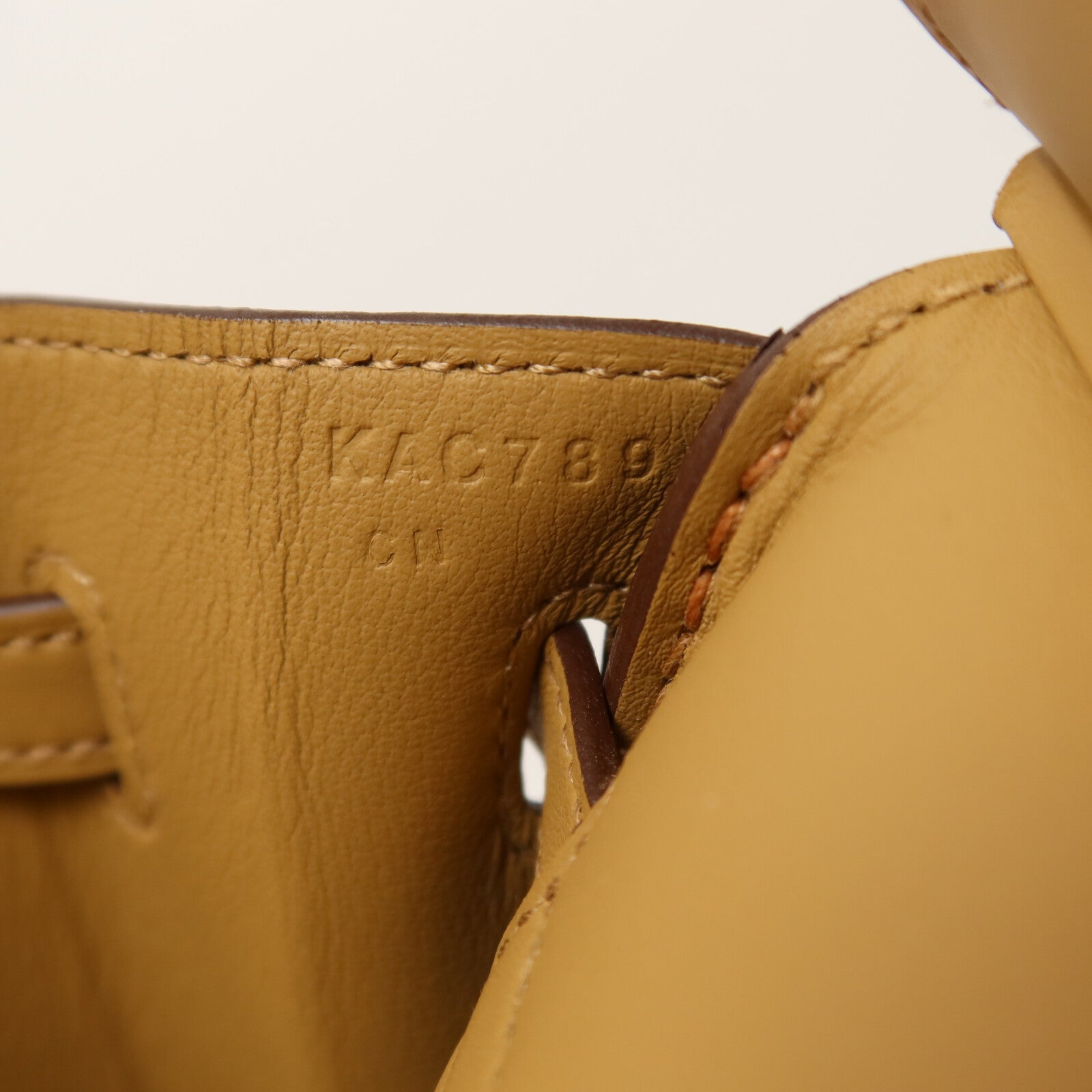 HERMES Swift皮革Birkin 25手挽袋Biscuit
