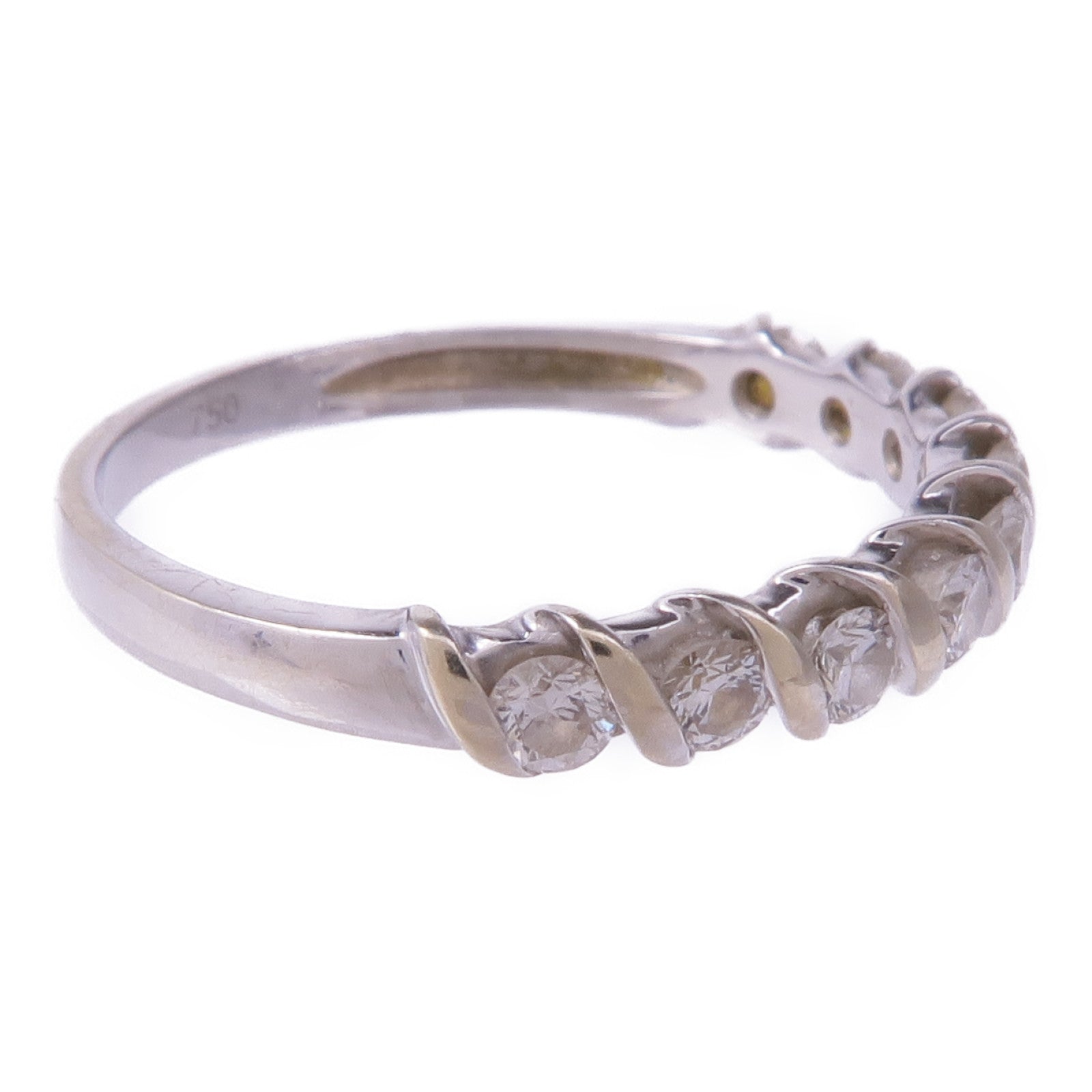 JEWELRY 【激減優惠】18K白金Diamond Ring鑽石戒指US#5.25