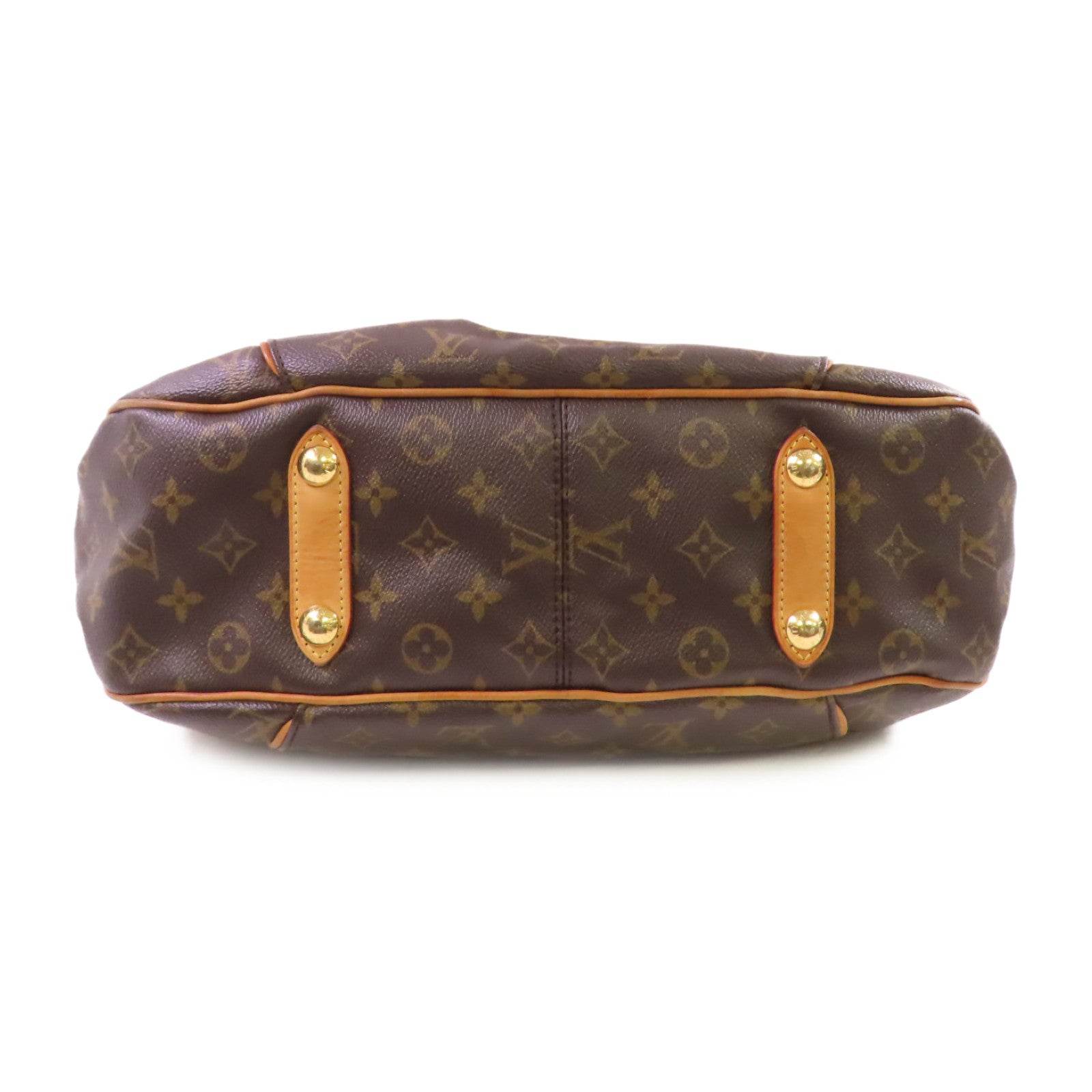 LOUIS VUITTON Monogram Galliera PM Shoulder Bag金扣肩背袋啡色