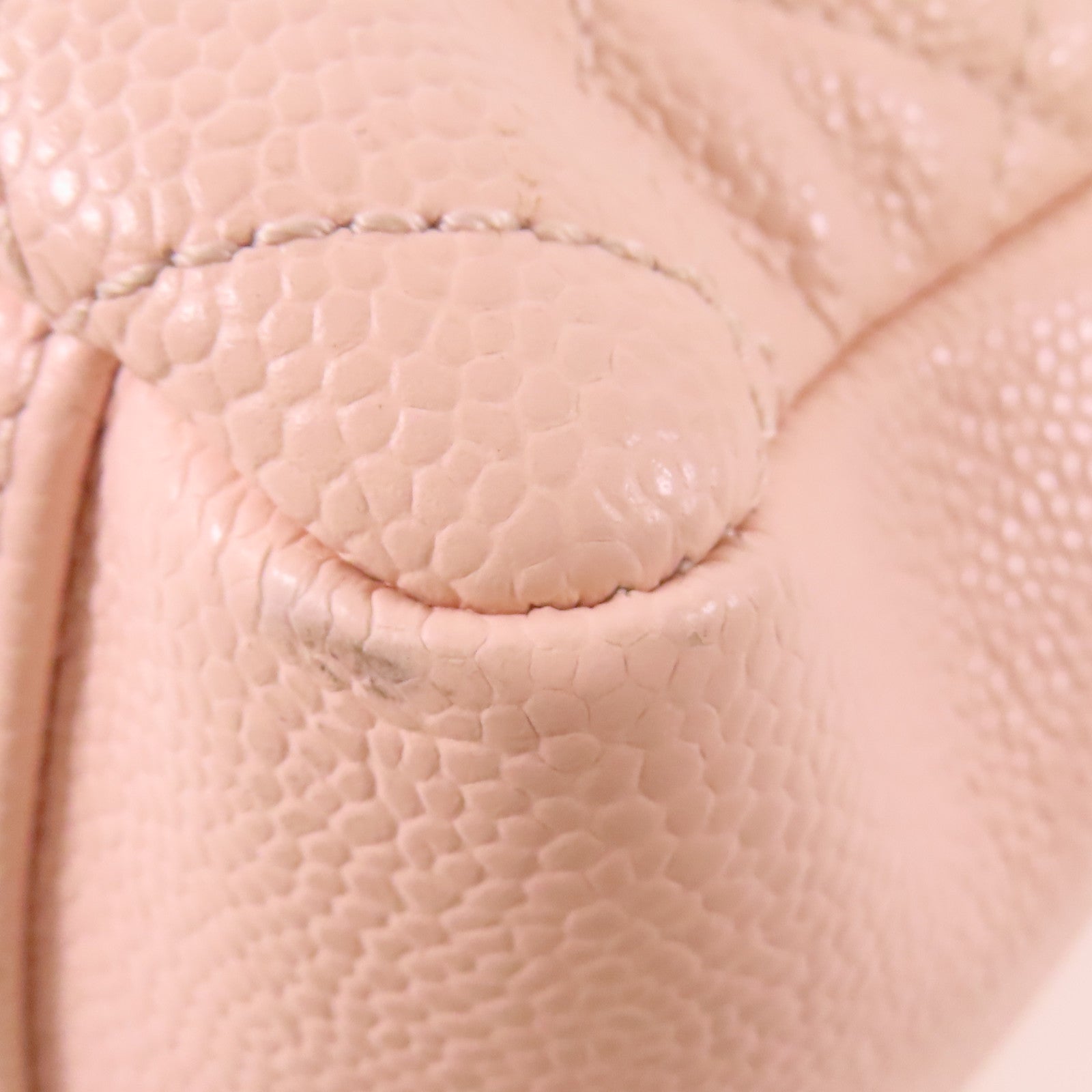 CHANEL 【激減優惠】牛皮皮革GST Grand Shopping Tote Bag銀扣肩背袋