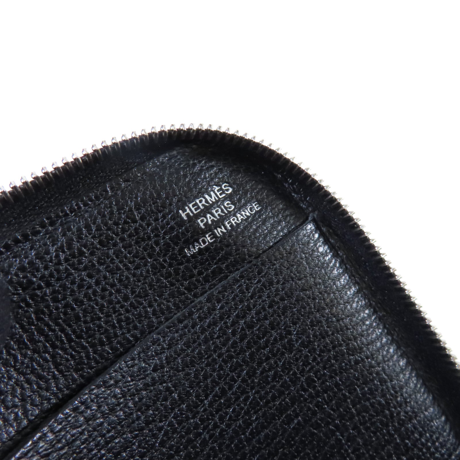 HERMES 【激減優惠】Epsom皮革Card/Coin Case銀扣零錢包/卡片套Noir黑色