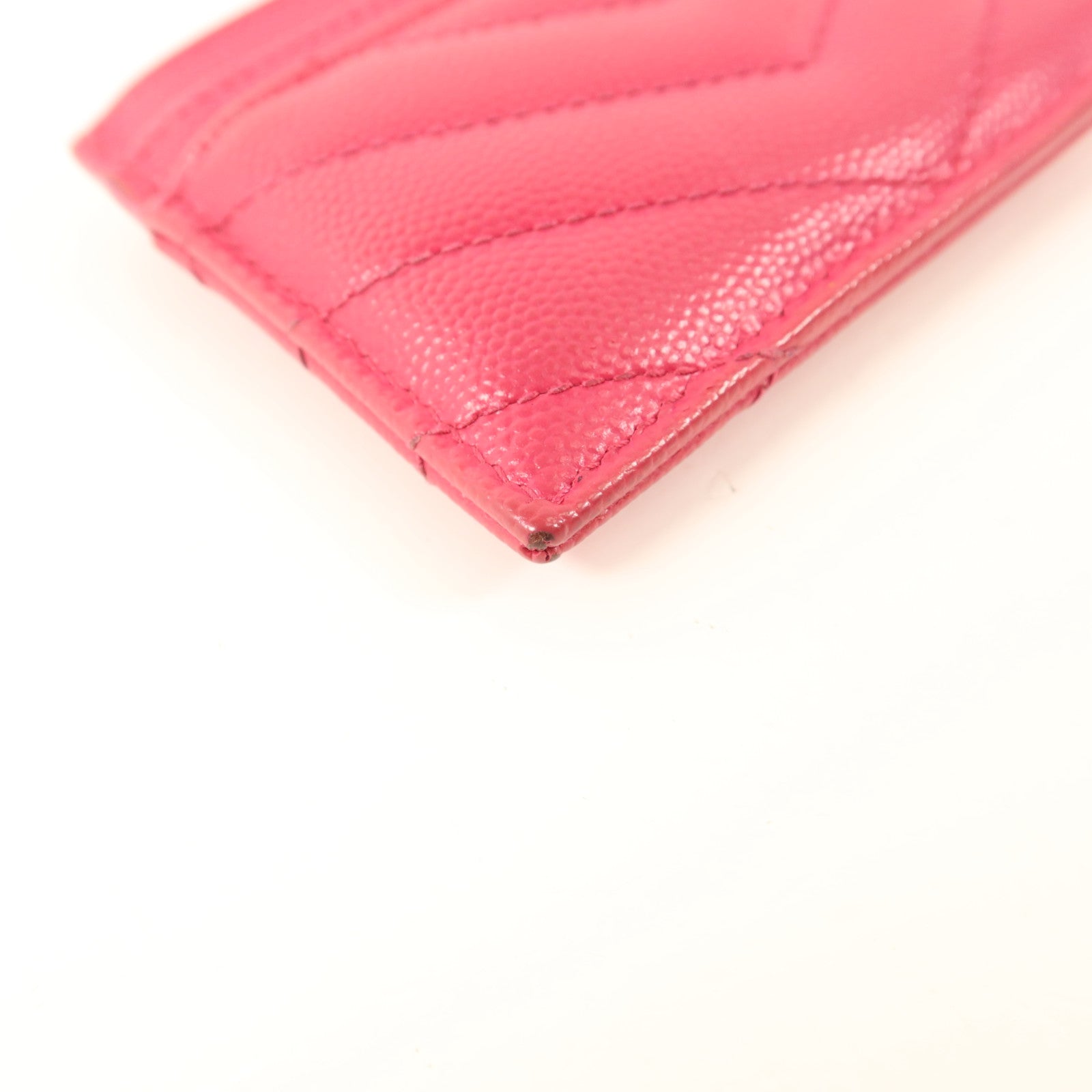 SAINT LAURENT 牛皮皮革Card Case金扣卡片套
