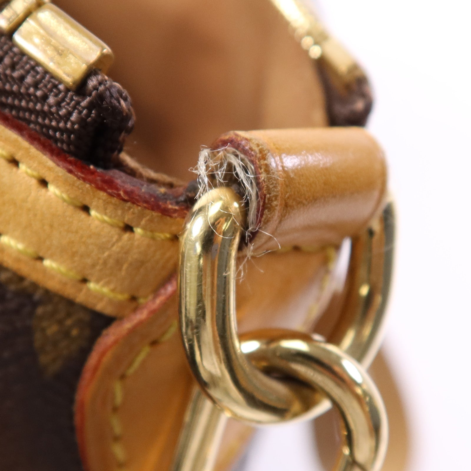 LOUIS VUITTON Monogram Palermo GM金扣手挽肩背兩用袋棕色