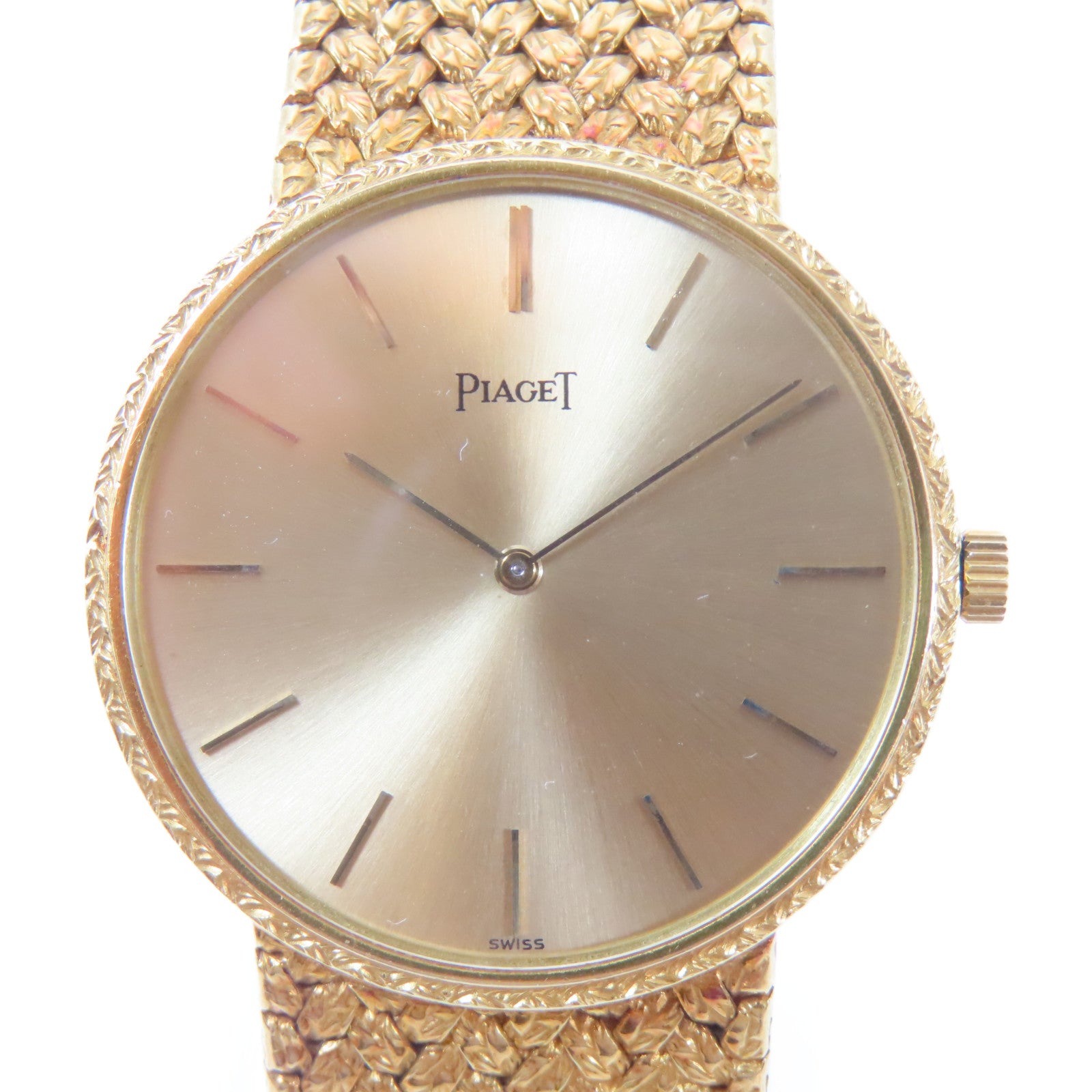 PIAGET 18K黃金Piaget Watch手錶手動機芯金色
