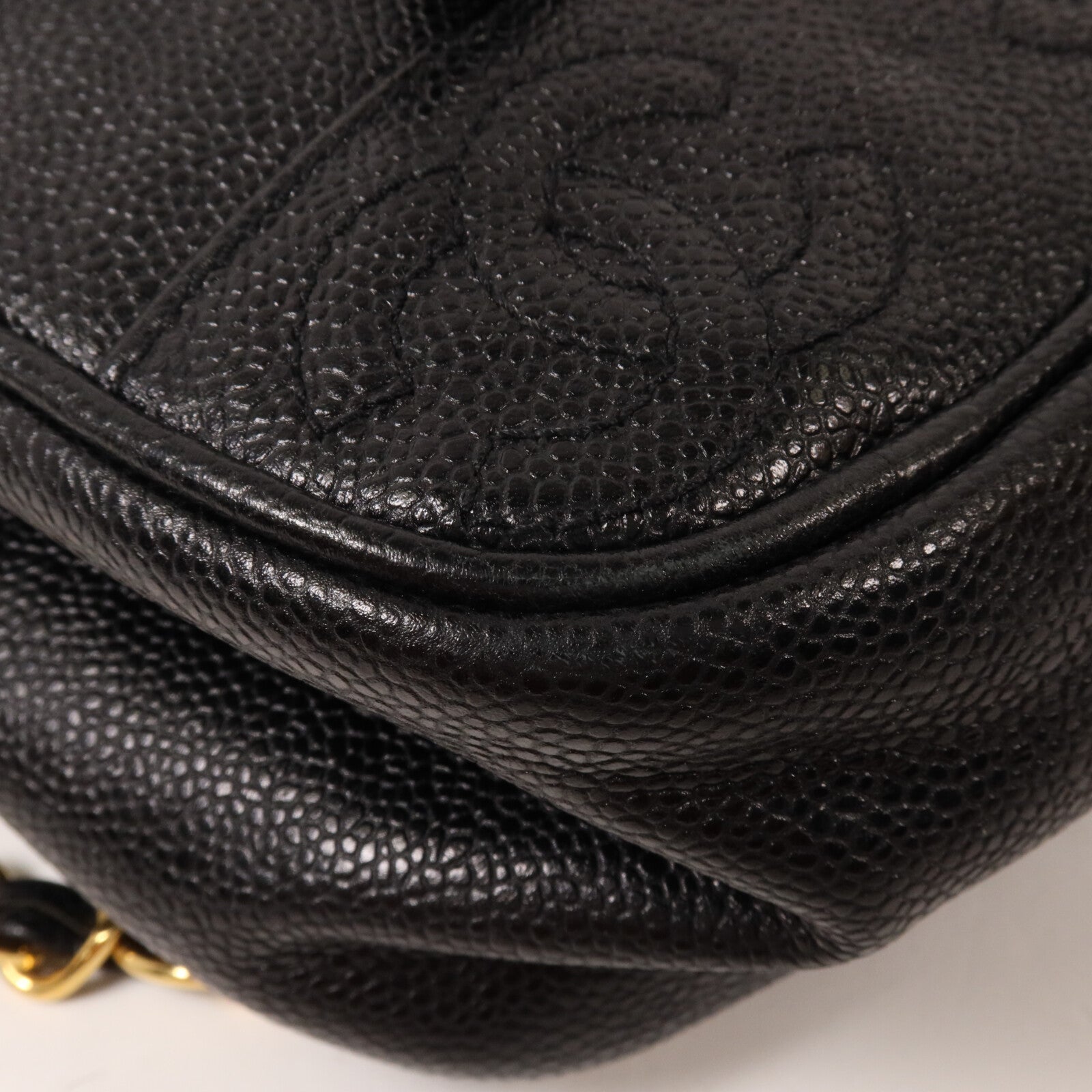 CHANEL 牛皮皮革Vintage Rucksack鏈帶背包
