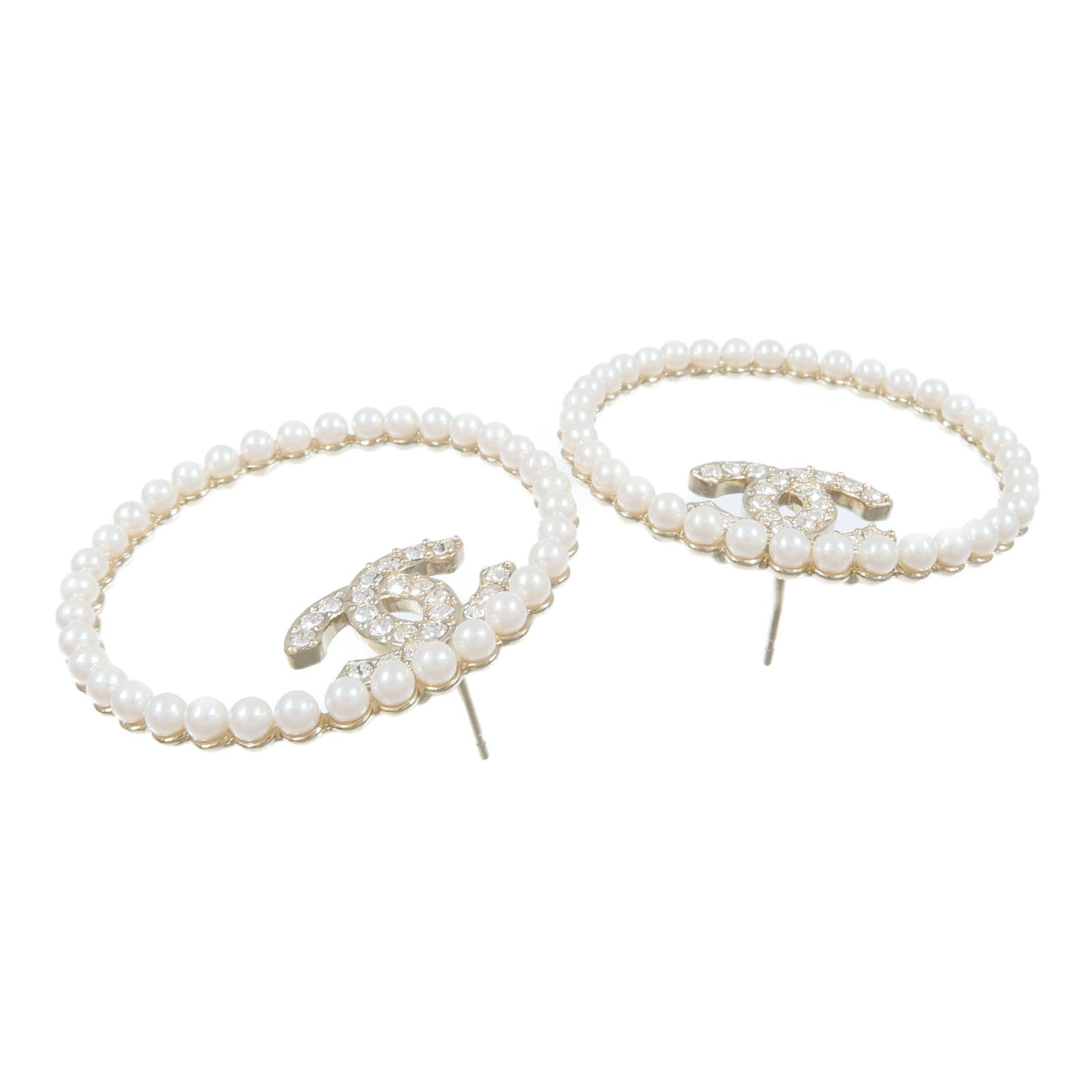 CHANEL 【激減優惠】金屬/PVC Earrings耳環