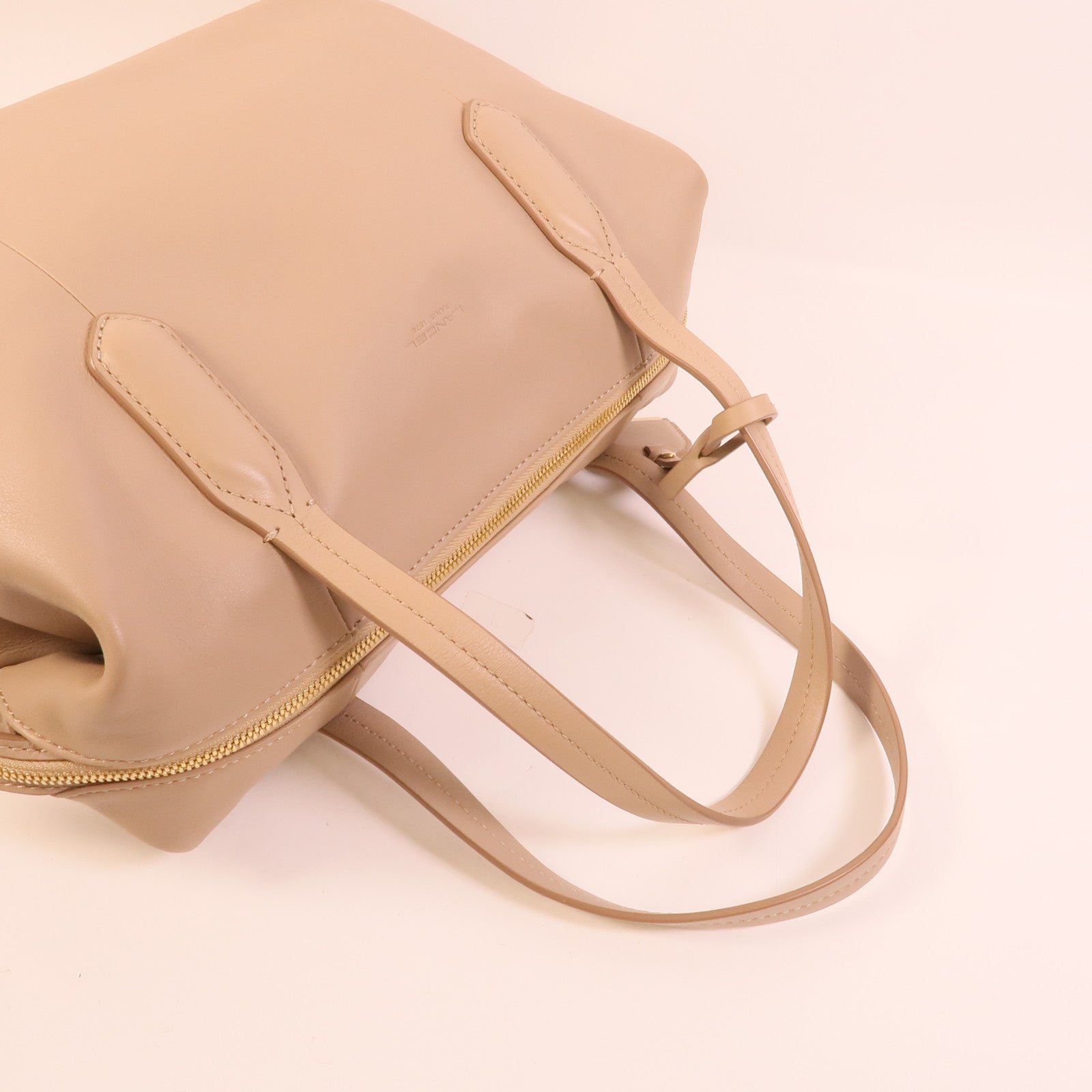LANCEL 牛皮皮革Handbag手挽袋