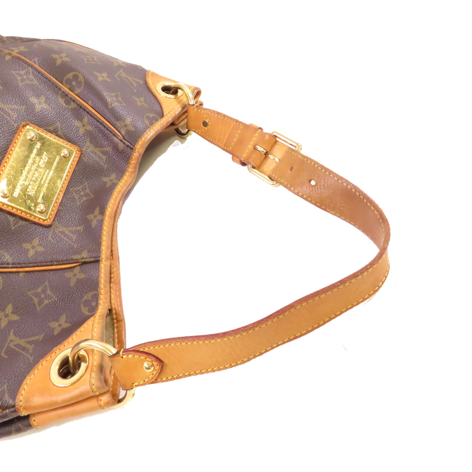LOUIS VUITTON Monogram Galliera PM Shoulder Bag金扣肩背袋啡色
