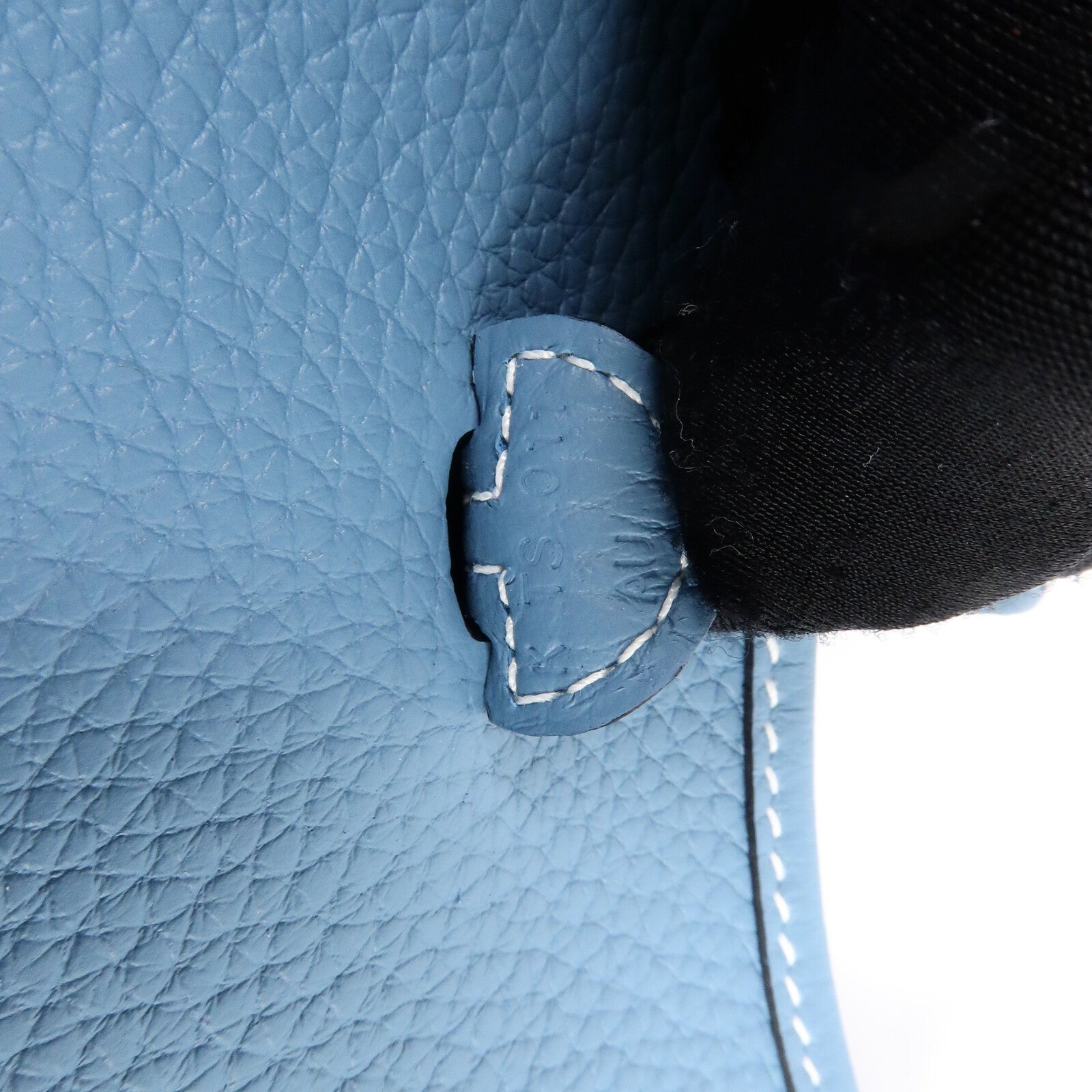 HERMES Clemence皮革Evelyne TPM肩背袋New Blue Jean