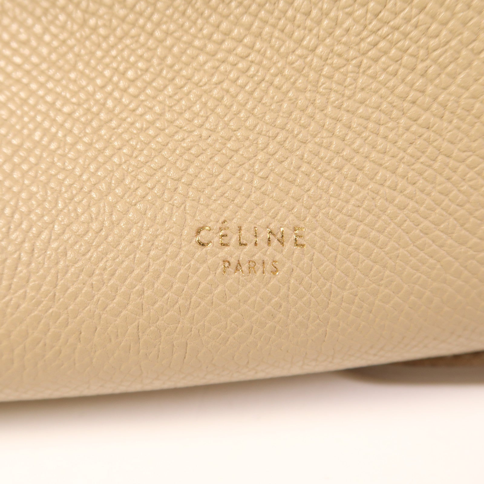 CELINE 牛皮皮革Micro Belt Bag金扣手挽肩背兩用袋